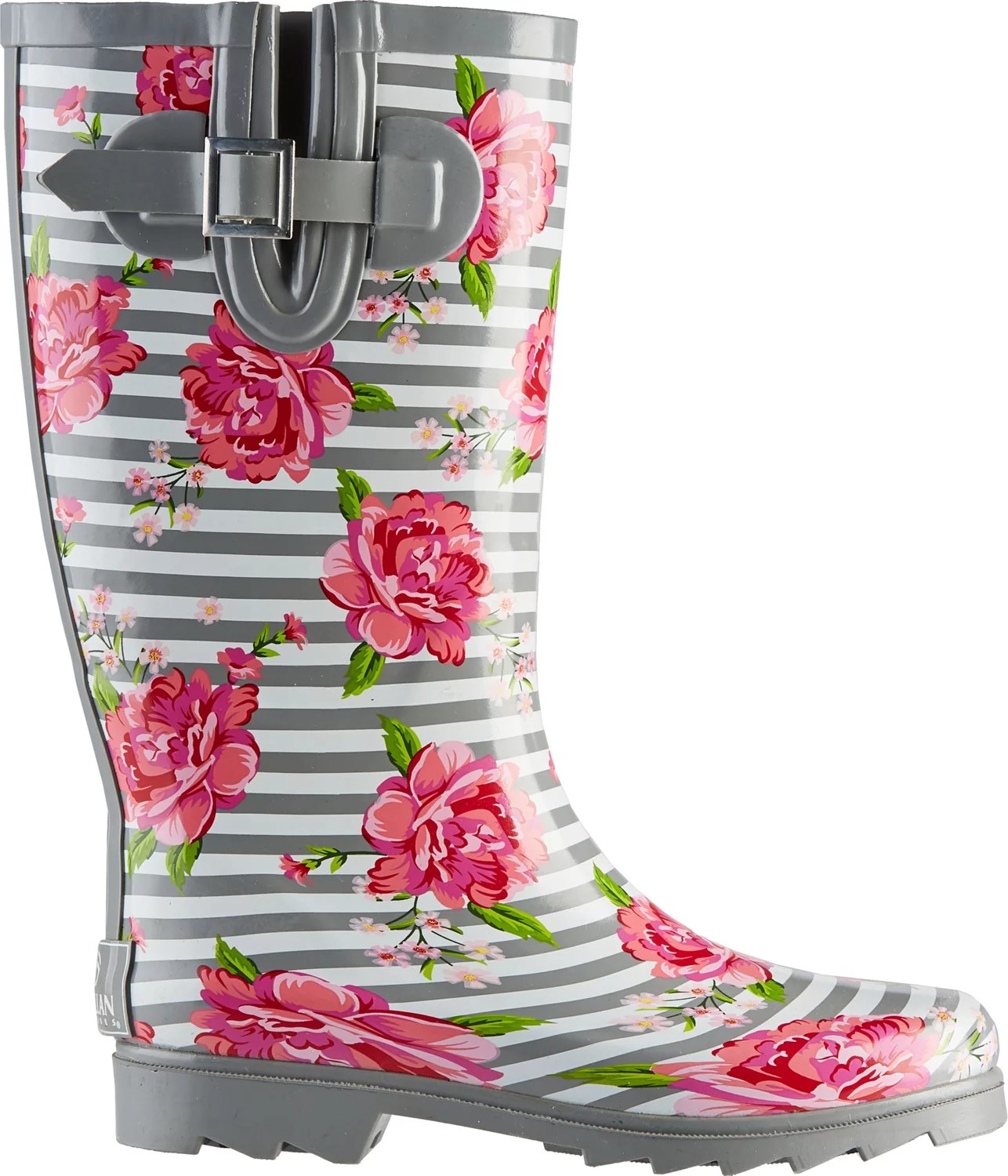 Magellan Outdoors Women's Floral Rubber Boots Academy