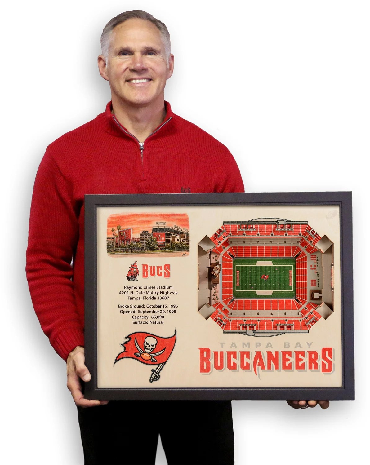 YouTheFan Tampa Bay Buccaneers Raymond James Stadium 3D