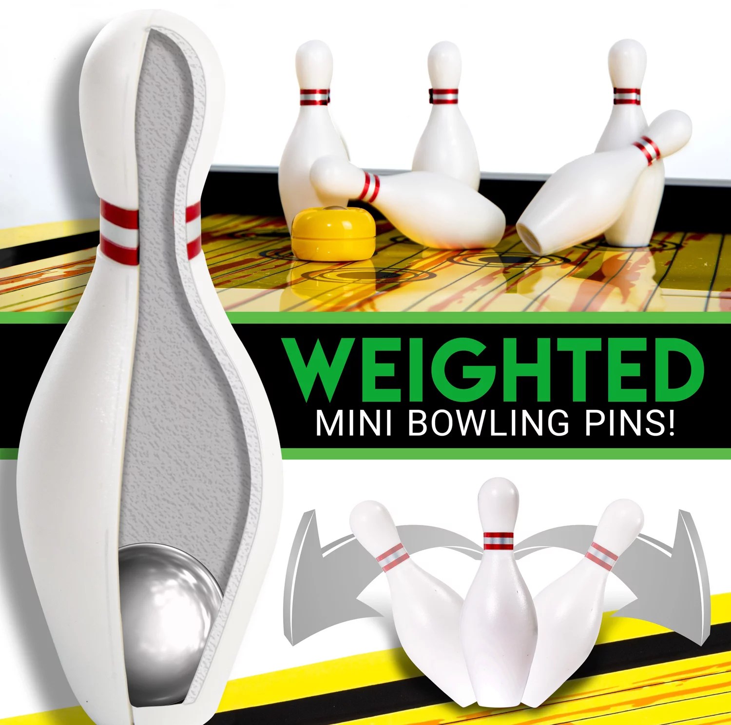 Franklin Sports Mini Table Top Bowling Game Set Academy