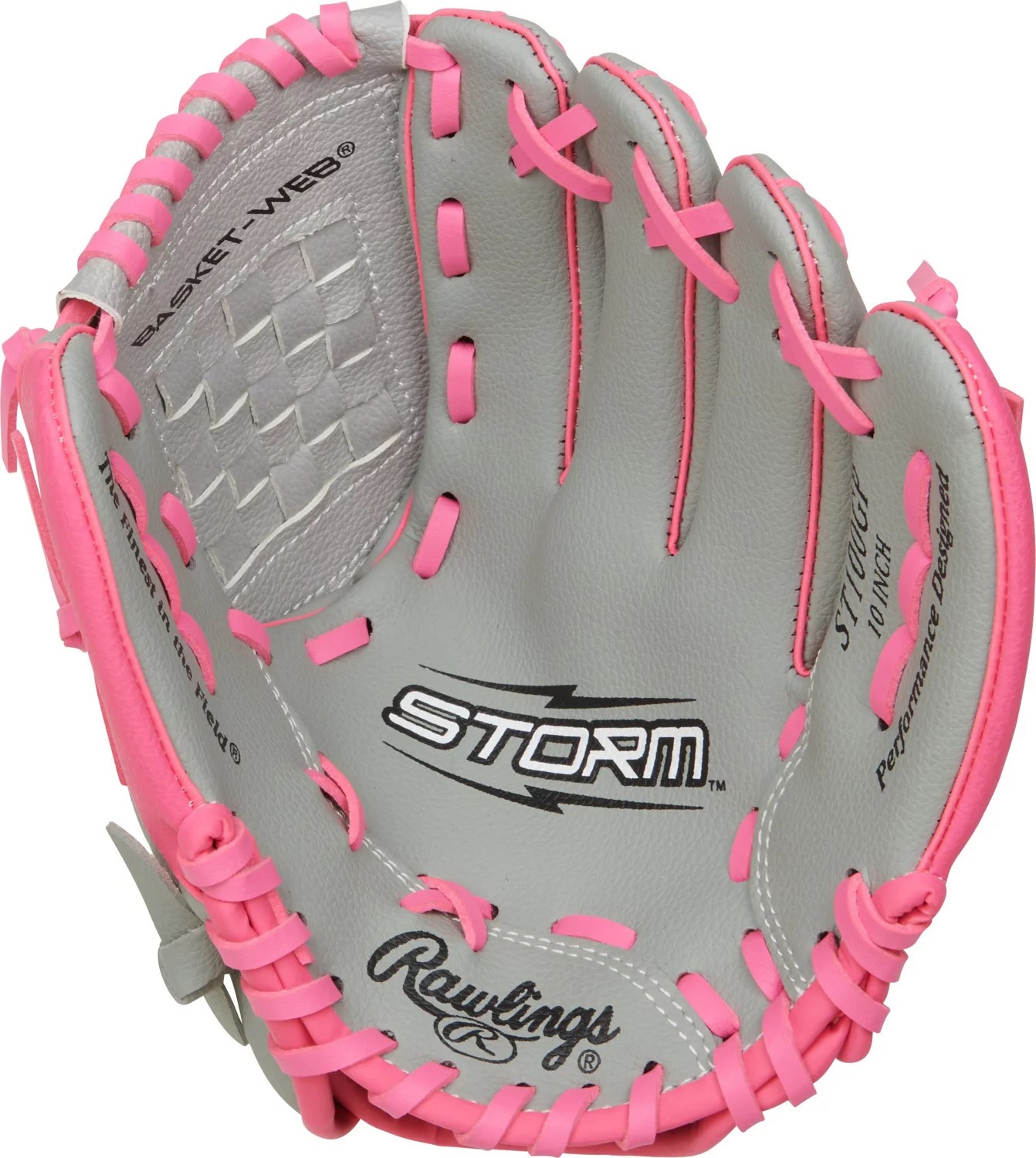 Rawlings Girls' Storm Tball Softball Glove Academy
