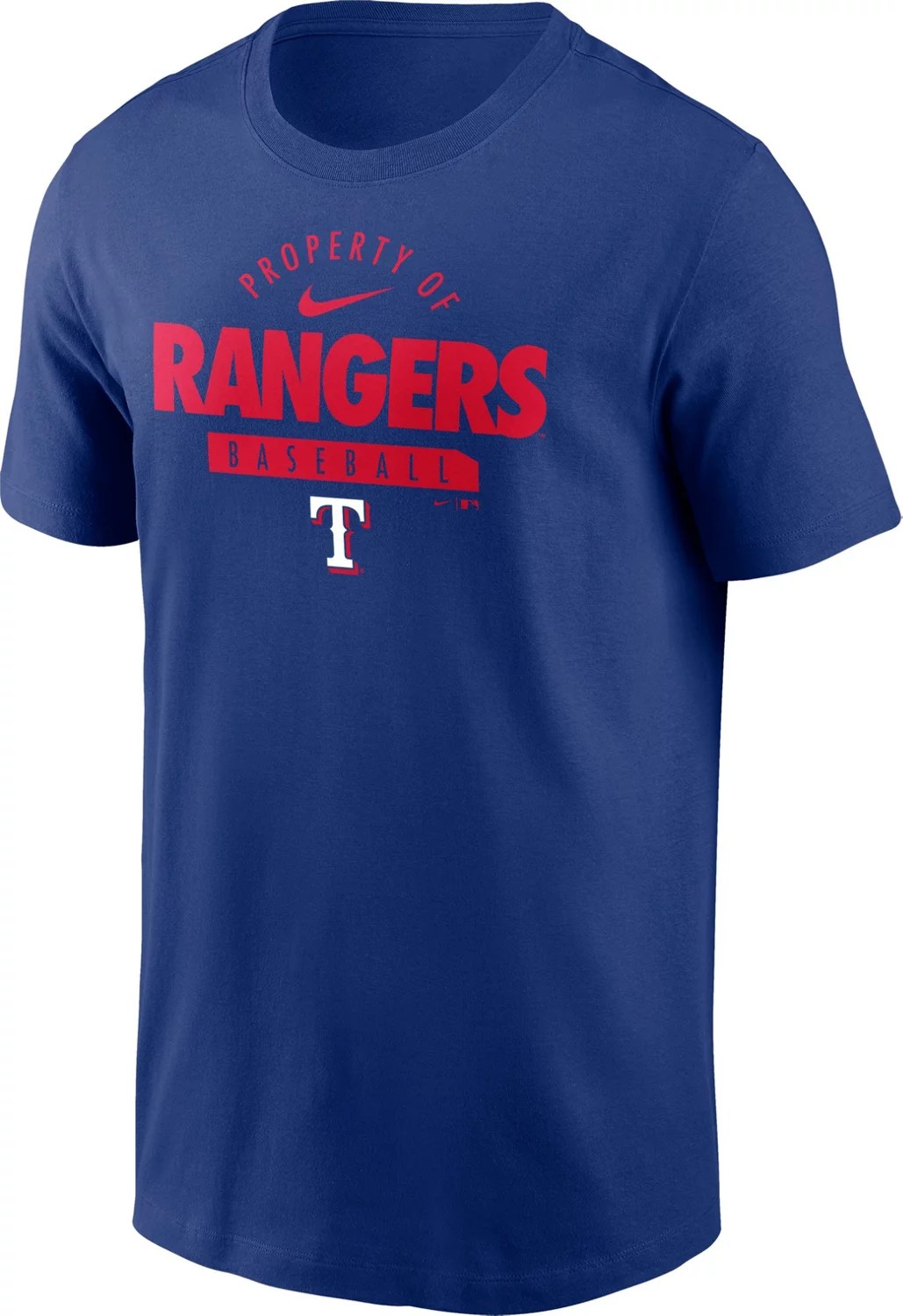Nike Men's Texas Rangers Property Of Short Sleeve Tshirt