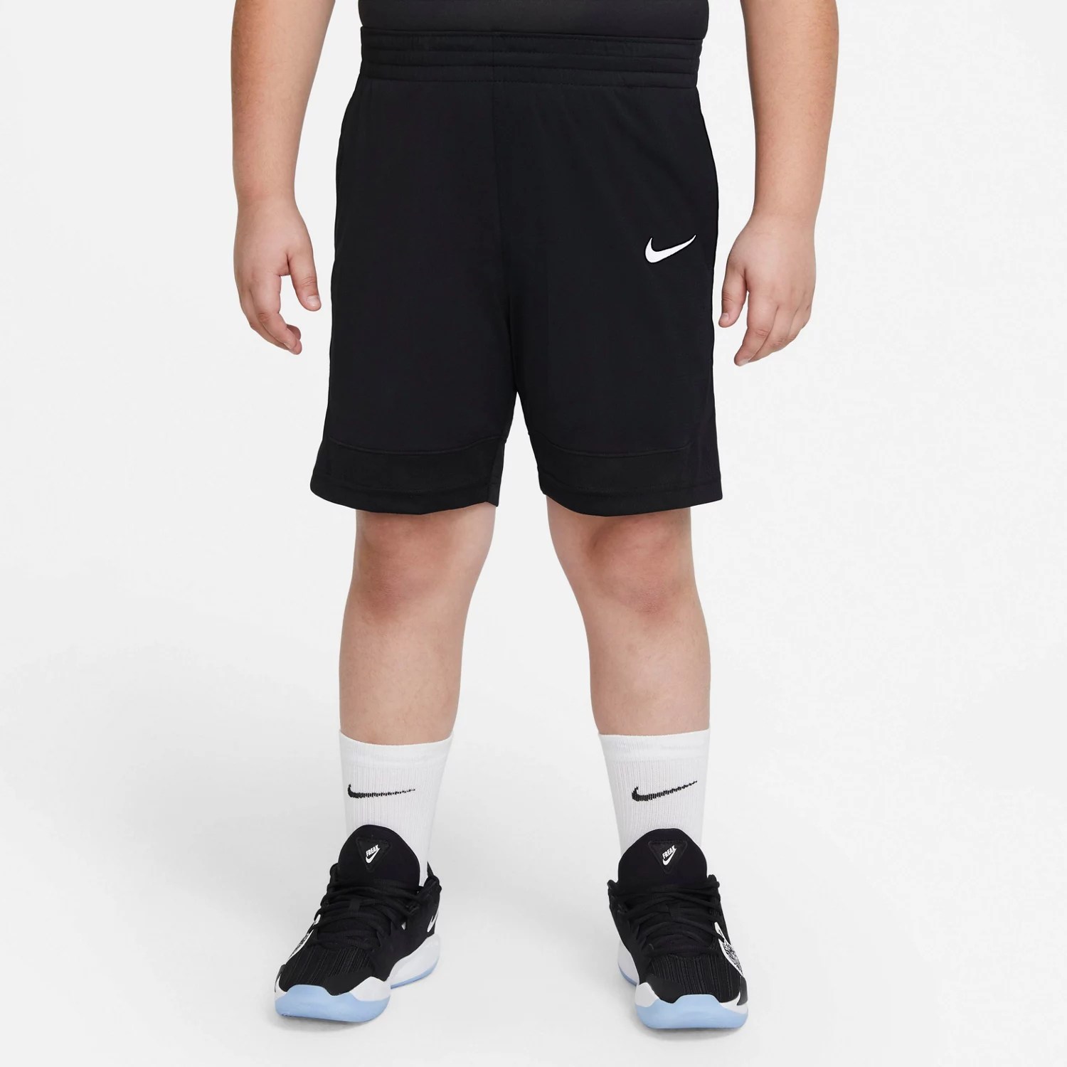 Nike Boys’ DriFIT Basketball Husky Size Shorts Academy