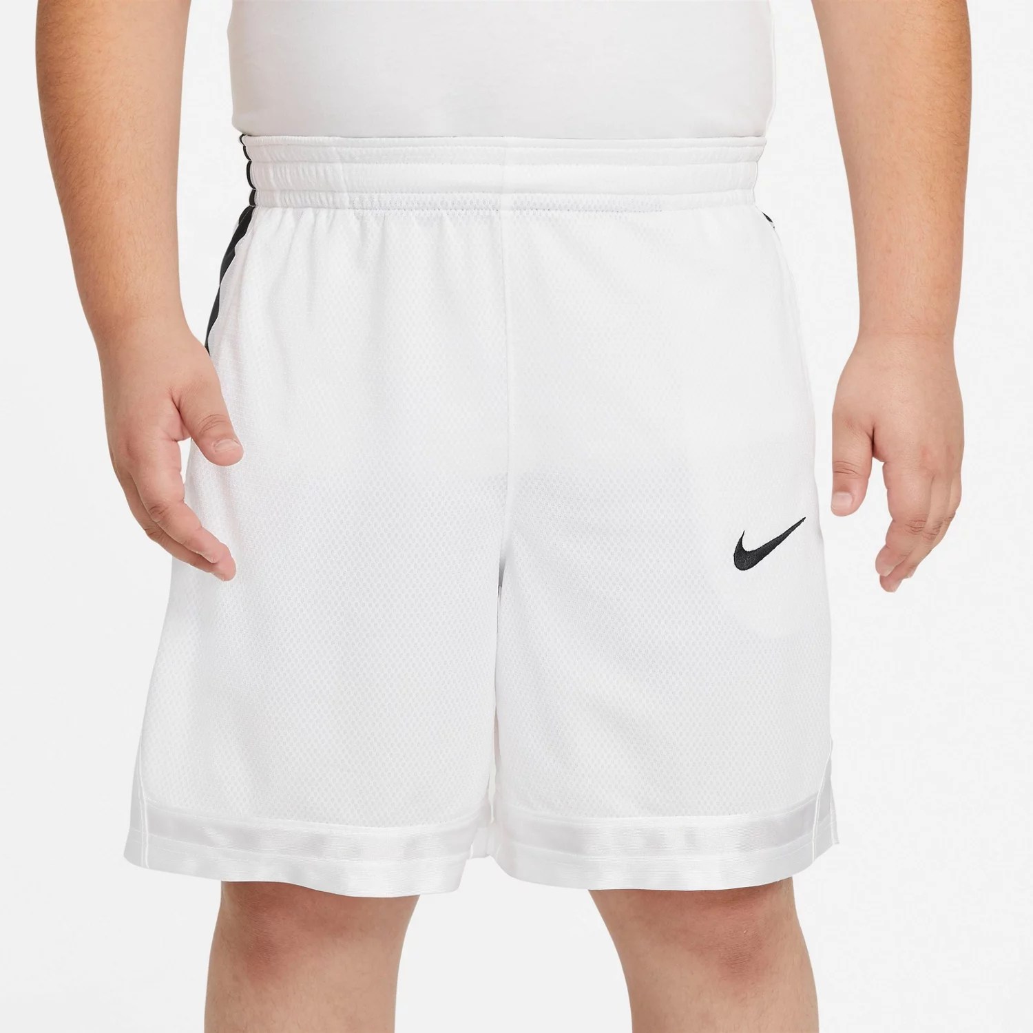 Nike Boys’ DriFIT Elite Stripe Basketball Extended Sizing Shorts Academy