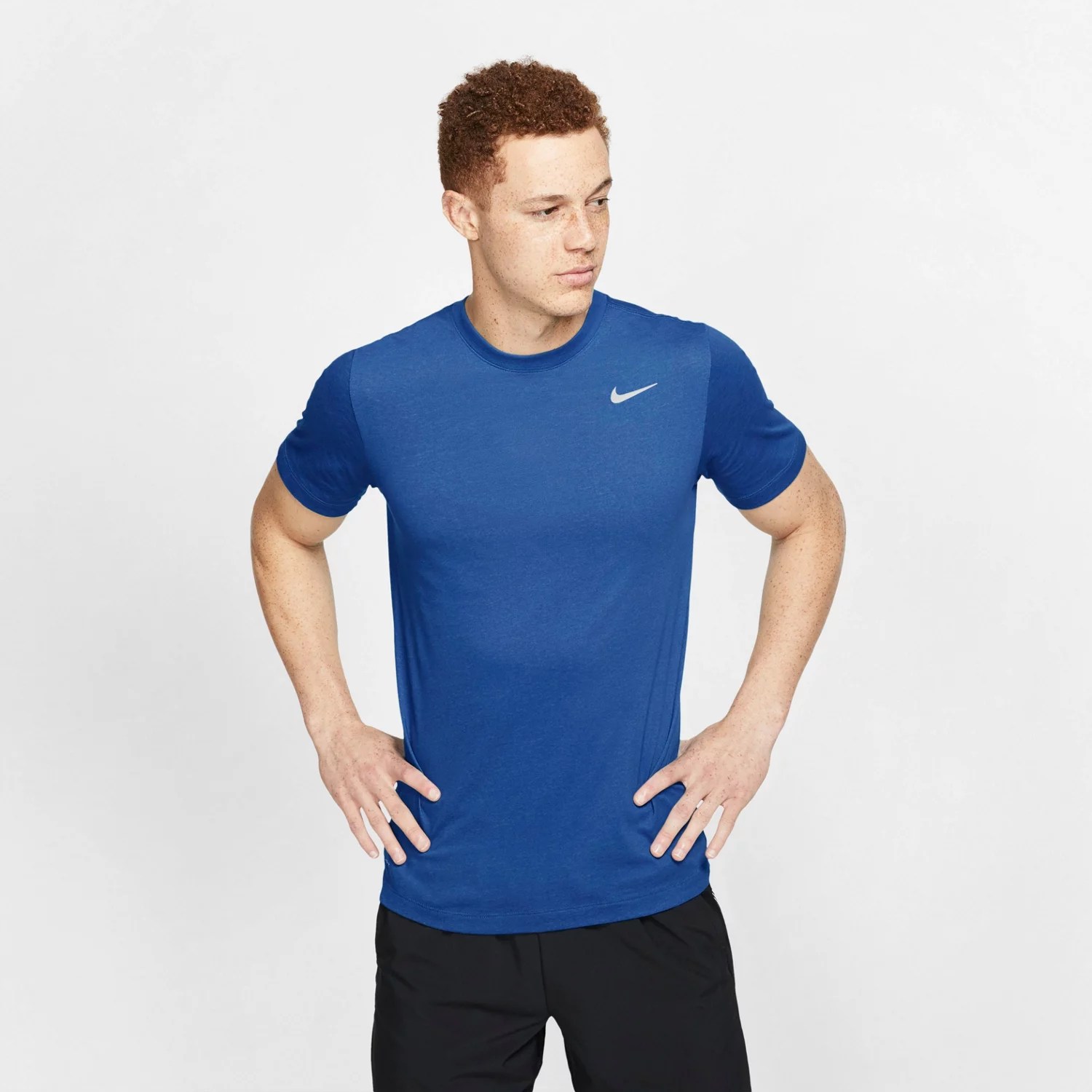 Nike Men's DriFIT Training Short Sleeve Tshirt Academy