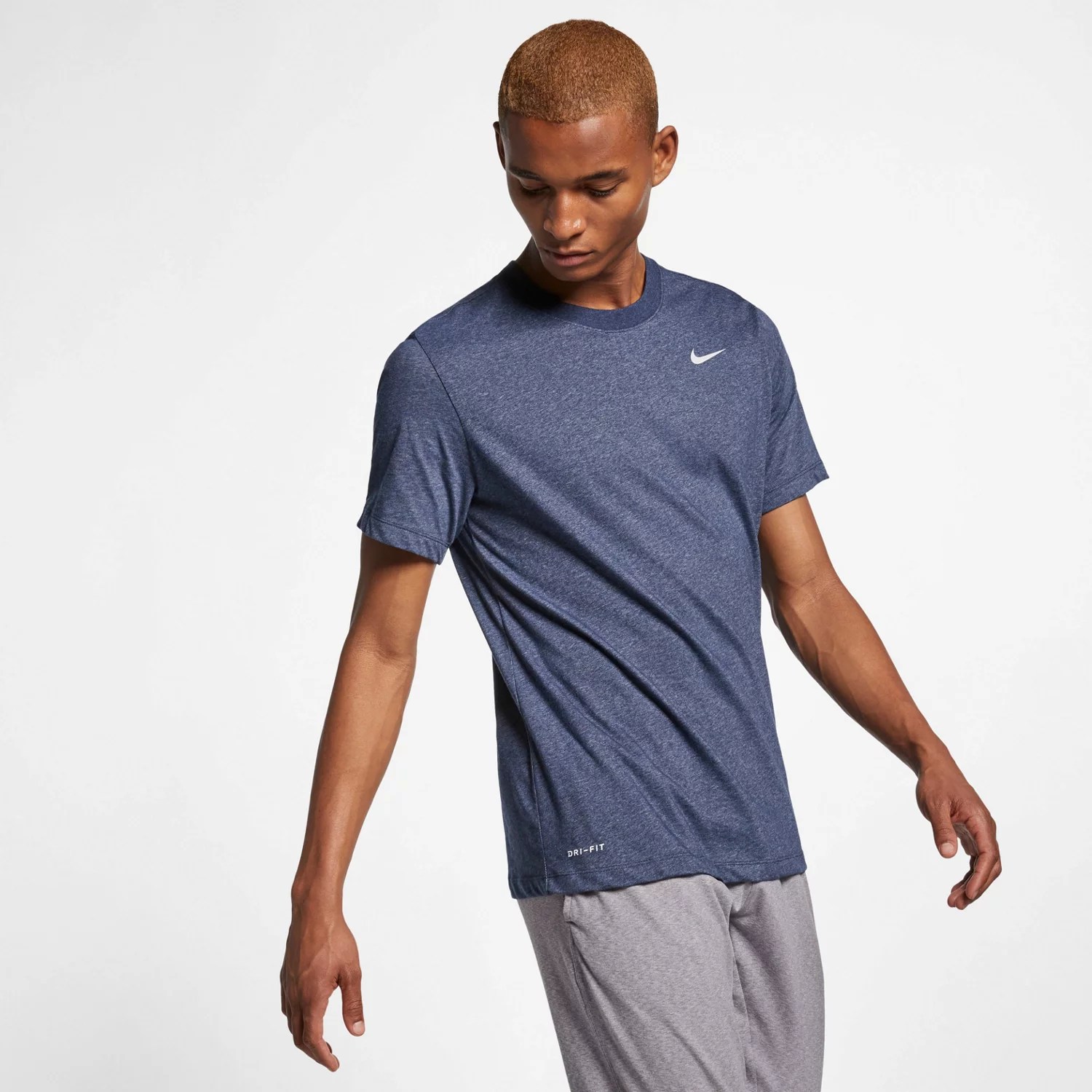 Nike Men's DriFIT Training Short Sleeve Tshirt Academy