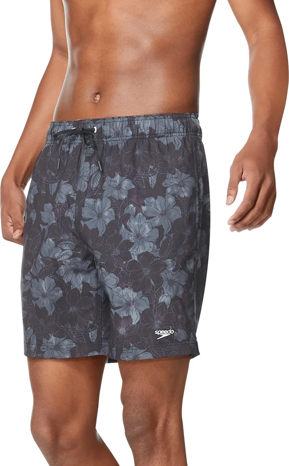 Speedo Men's Floral Redondo Edge Volley Swim Shorts Academy