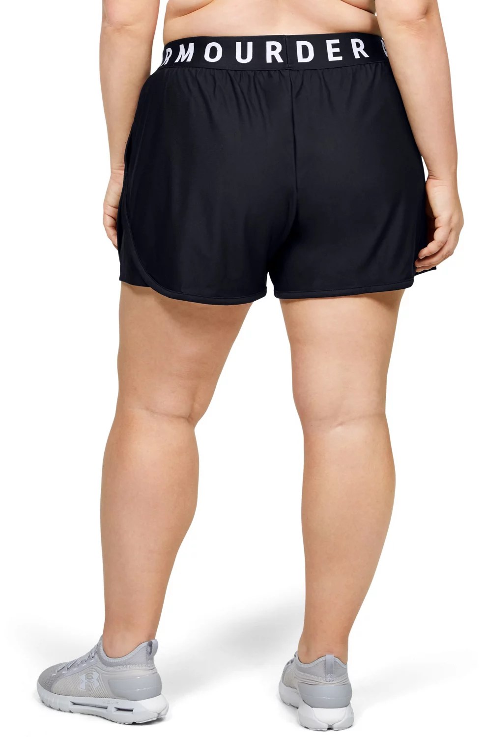 Under Armour Women's Play Up Plus Size Shorts 5 in Academy