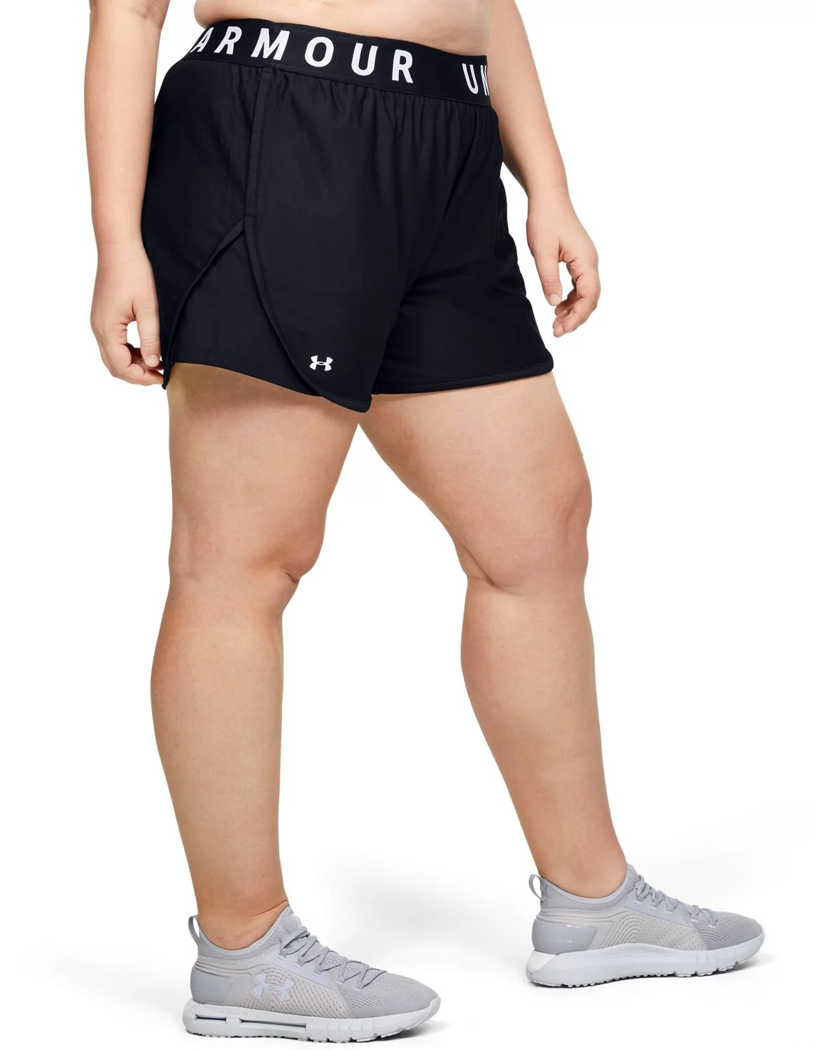 Under Armour Women's Play Up Plus Size Shorts 5 in Academy