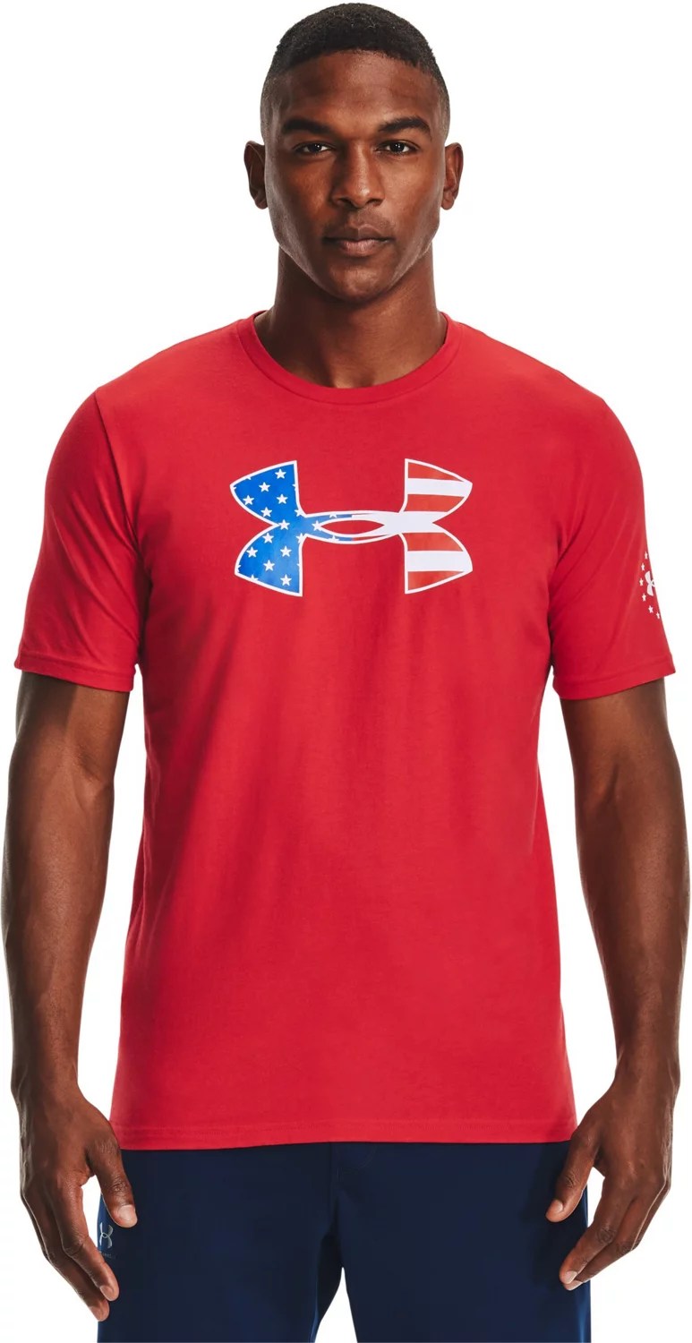 Under Armour Men's Freedom Big Flag Logo Tshirt Academy