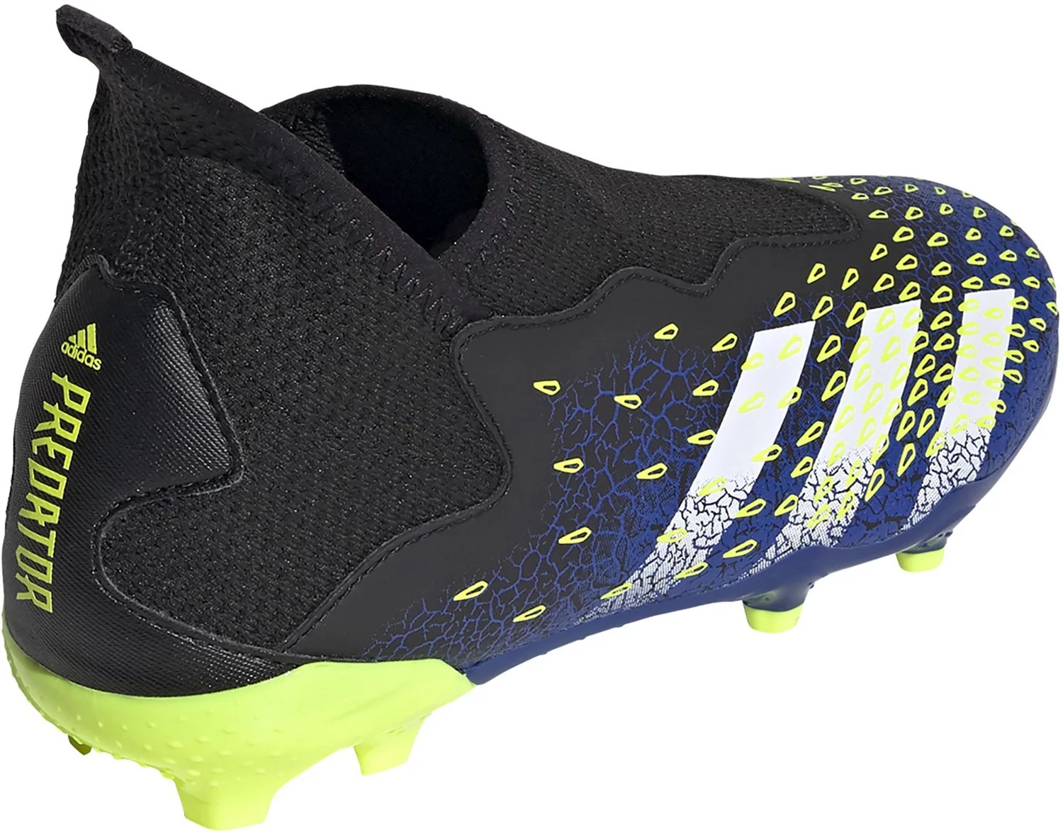 adidas Boys' Predator Freak .3 Laceless Firm Ground Soccer Cleats Academy