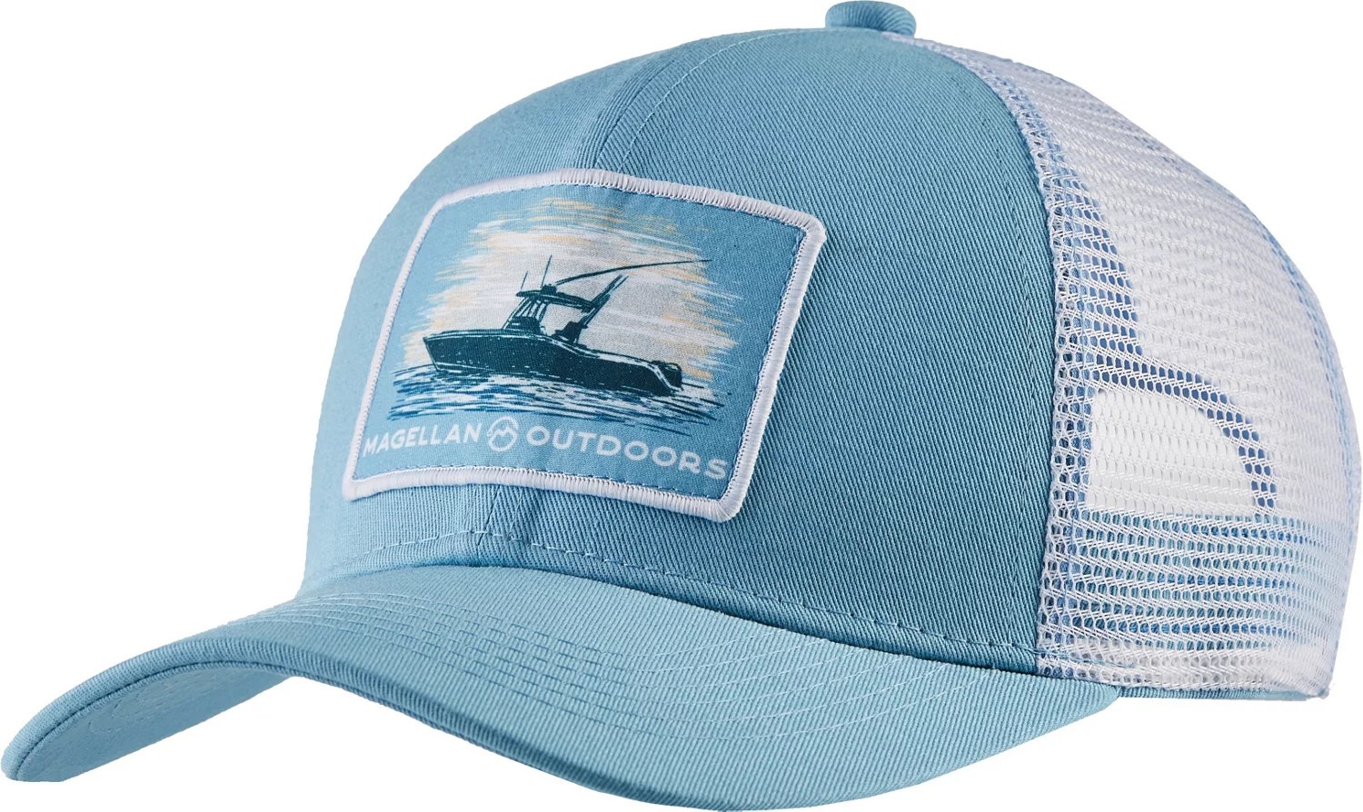 Magellan Outdoors Men’s Skiff Sunset Fishing Trucker Hat Academy