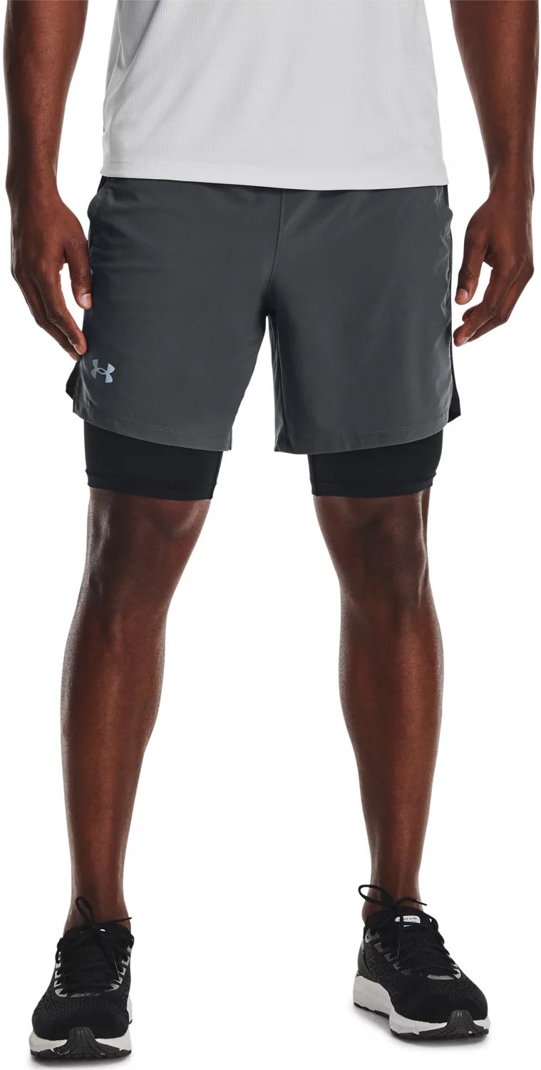 Under Armour Men's Launch SW 2in1 Running Shorts Academy