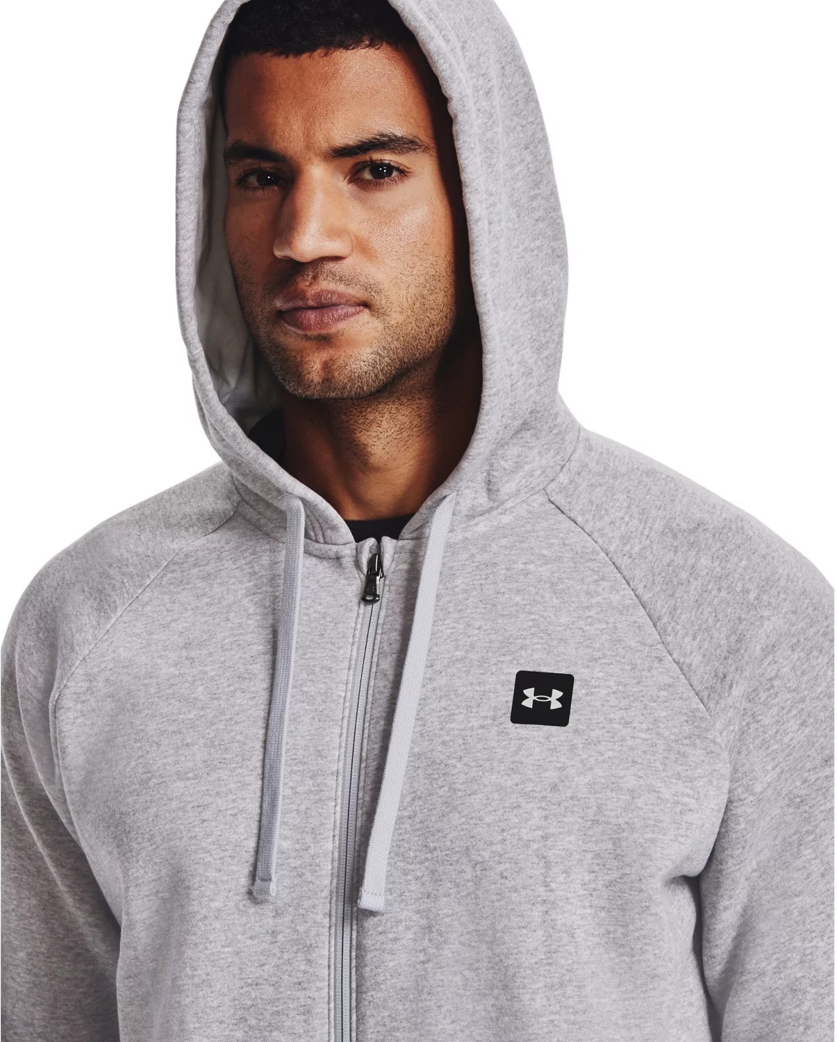 Under Armour Men's Rival Fleece Full Zip Hoodie Academy