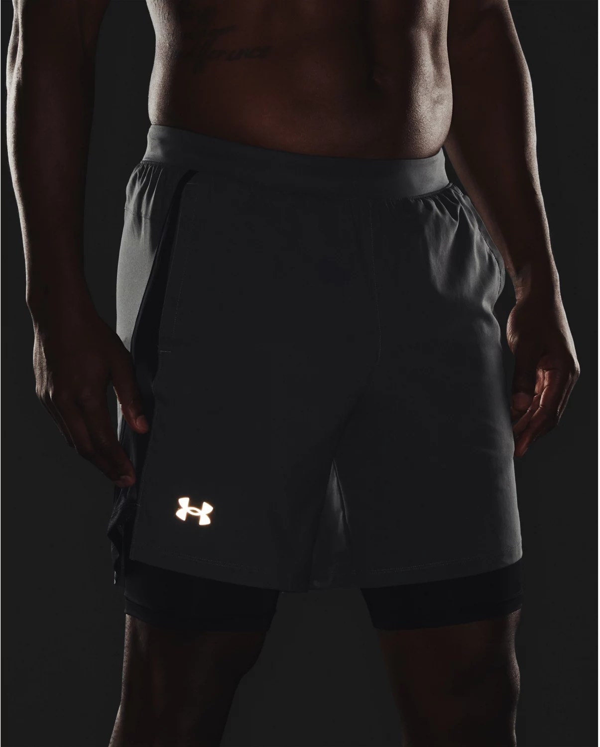Under Armour Men's Launch SW 2in1 Running Shorts Academy