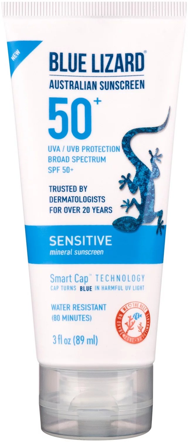 Blue Lizard SPF 50+ Sensitive Mineral Sunscreen Academy