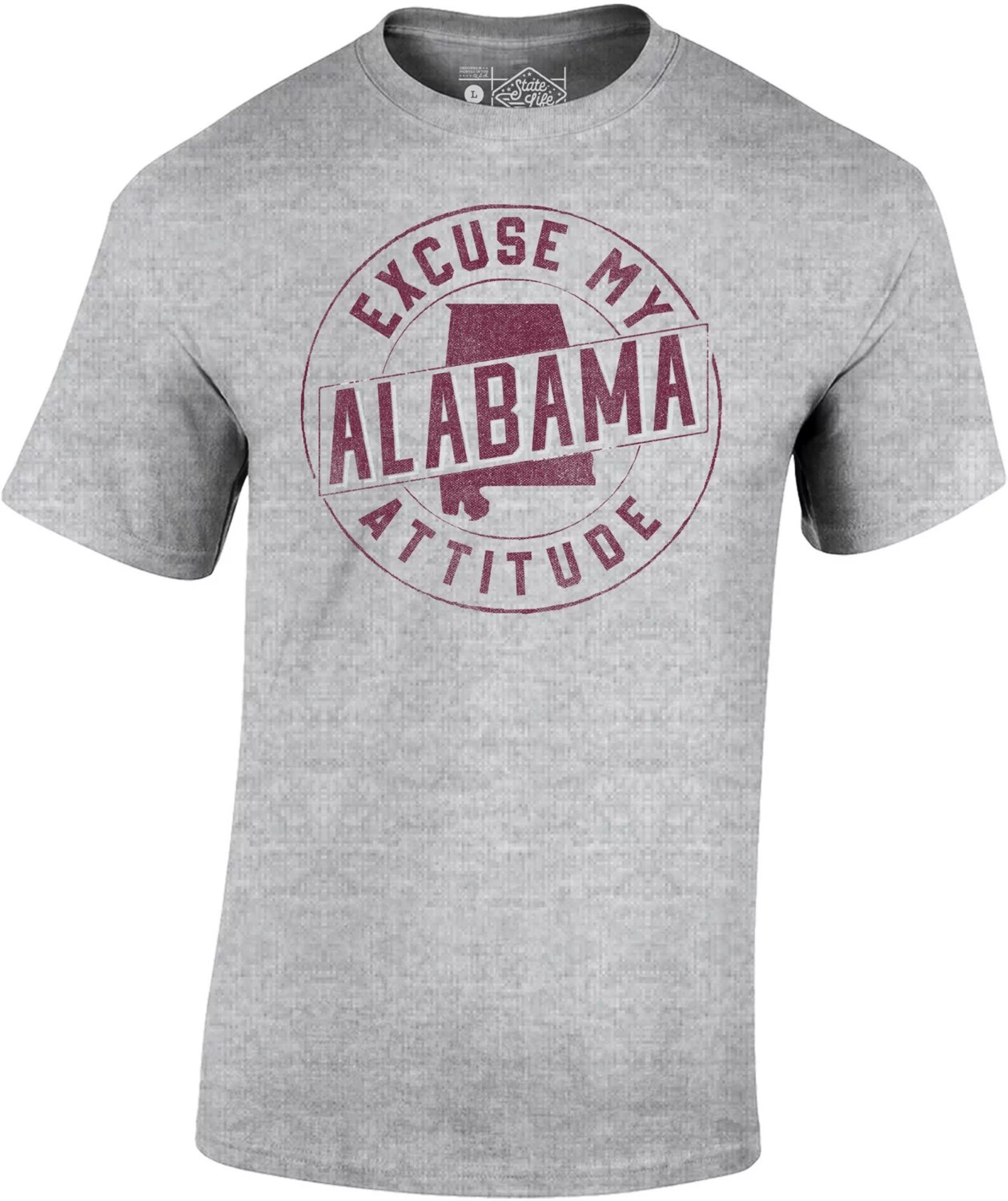 State Life Men's Alabama Attitude Short Sleeve Tshirt Academy