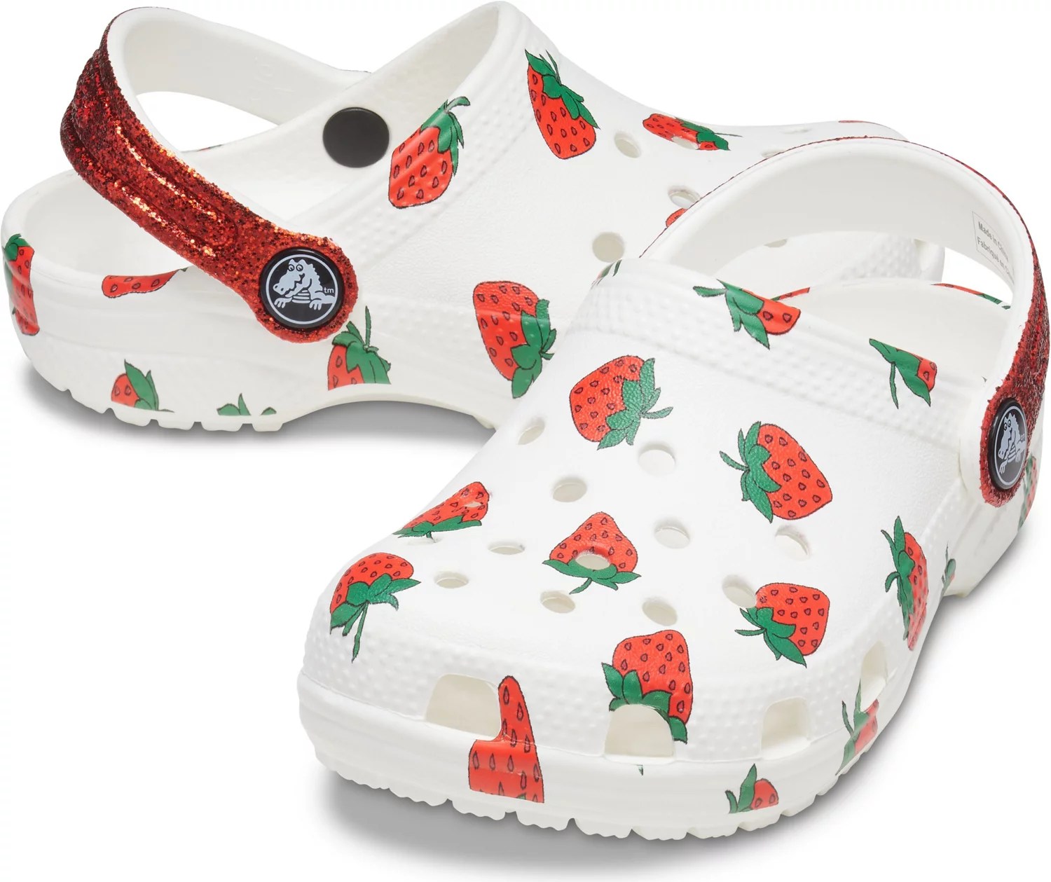 Crocs Kids' Classic Strawberry Clogs Academy