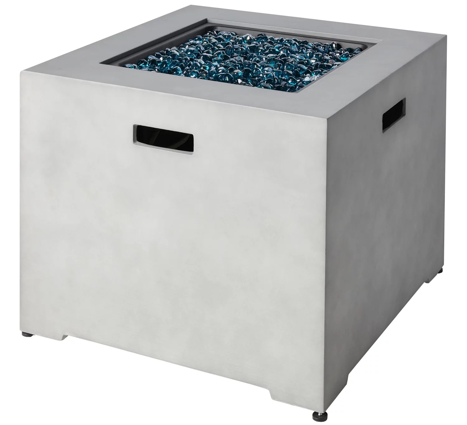 Mosaic Modern Concrete Gas Fire Pit Academy