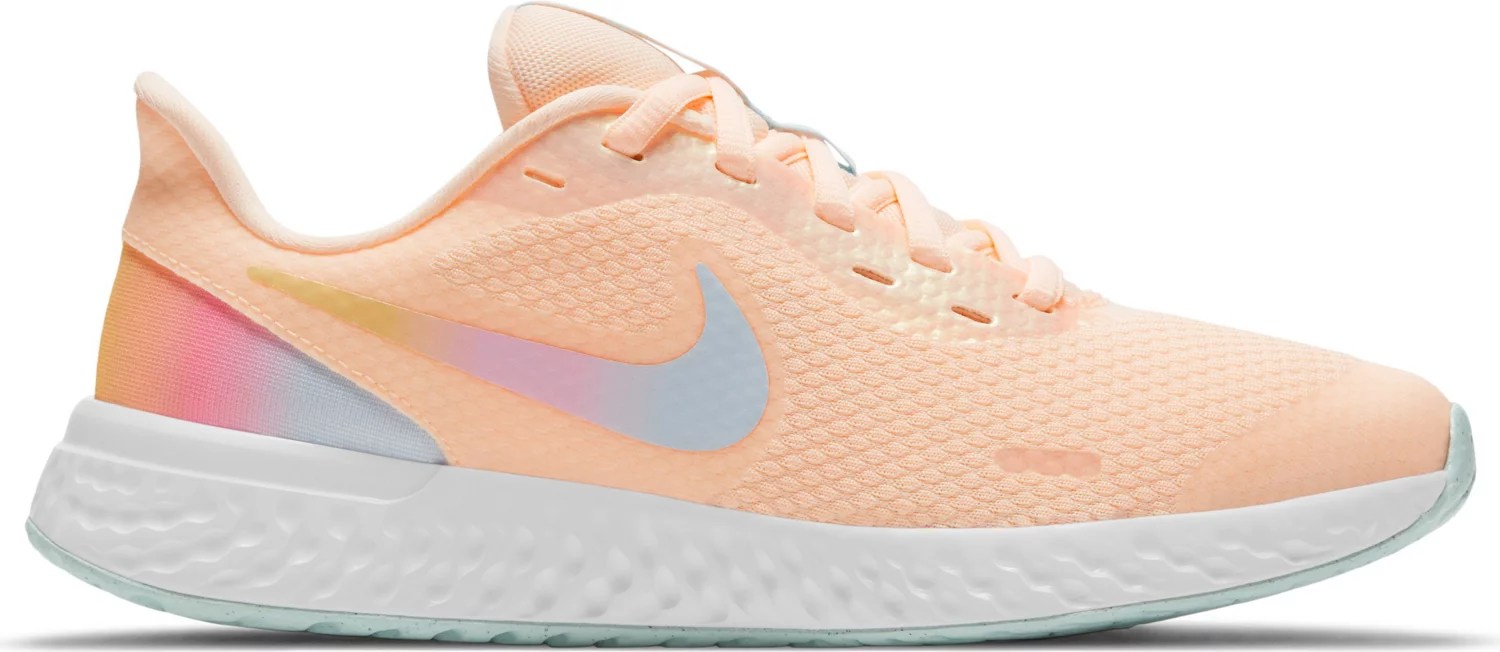 Nike Girls' Grade School Revolution 5 SE Running Shoes BrickSeek