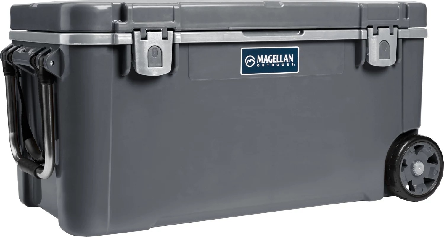 Magellan Outdoors Ice Box 75 qt Wheeled Cooler Academy