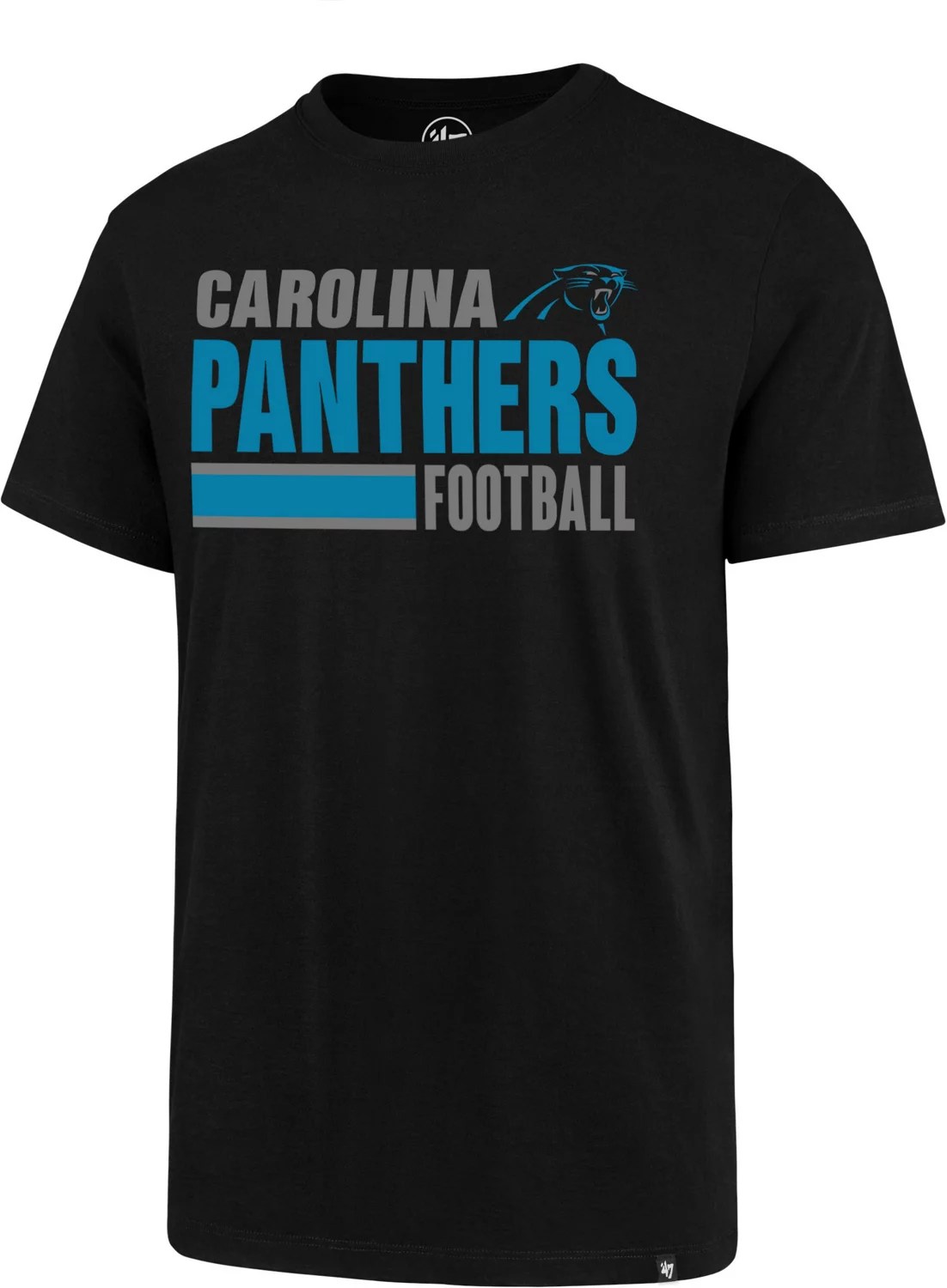 '47 Carolina Panthers Stacked Stripe Super Rival Tshirt Academy