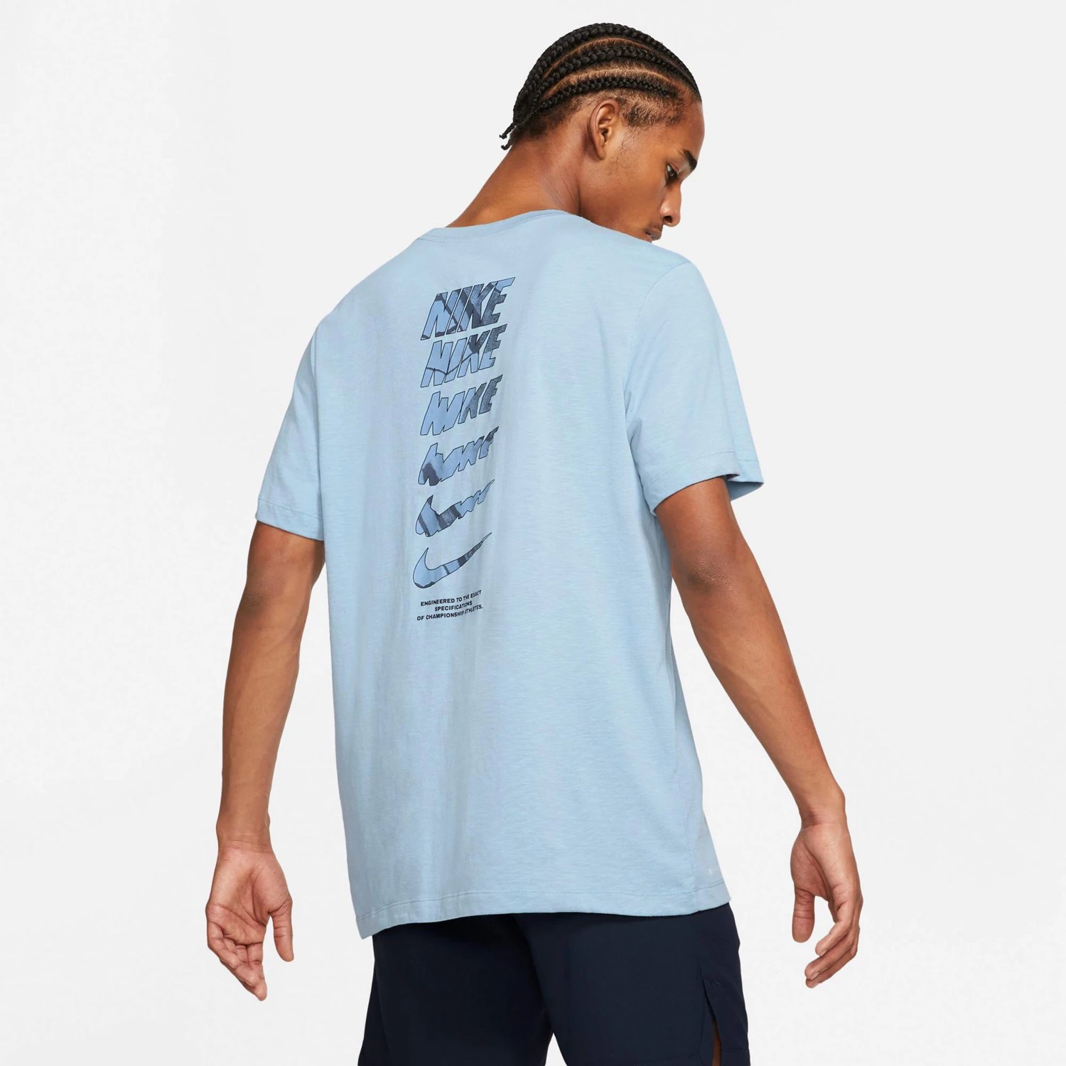 Nike Men's DriFIT Slub Seasonal Graphic Training Tshirt Academy