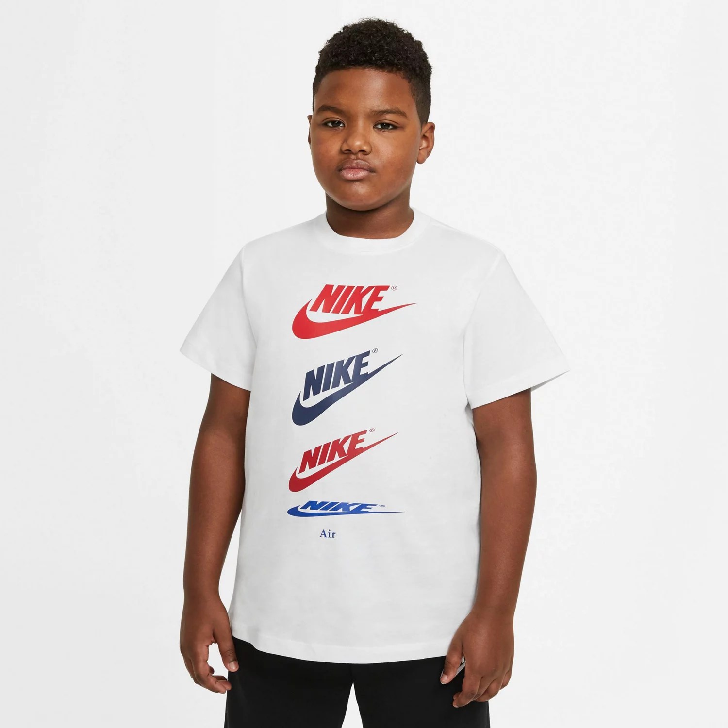 Nike Boys’ Sportswear DriFIT Futura Repeat Graphic Training Husky T