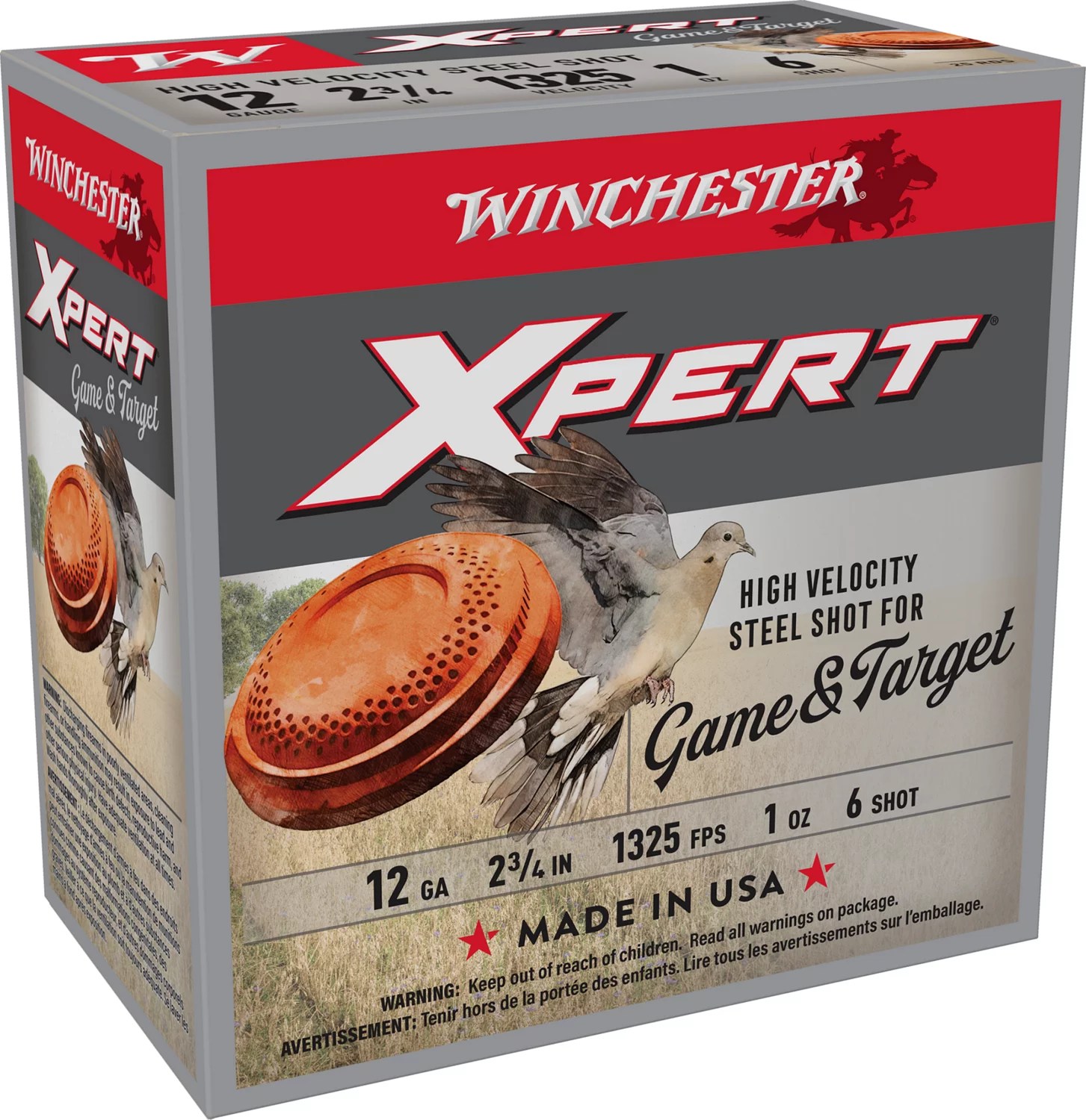 Winchester Xpert Steel Upland Game and Target Load 12 Gauge Shotshells Academy