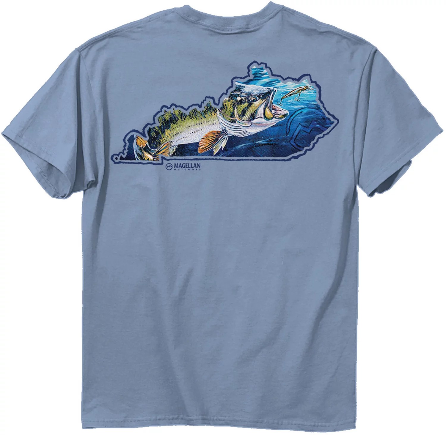 Magellan Outdoors Men's Kentucky Vivid Bass Graphic Tshirt Academy