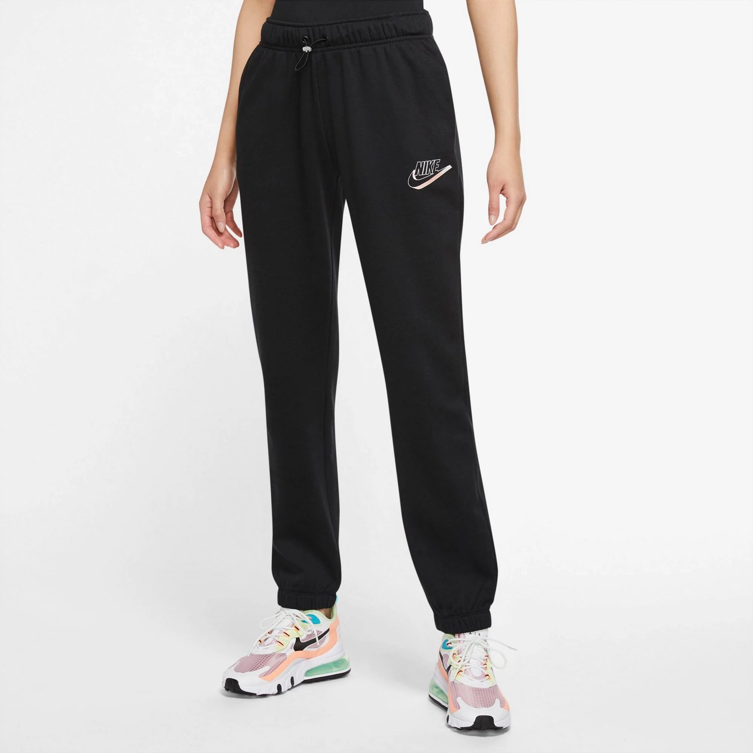 Nike Women's Sportswear Fitted Fleece Joggers Academy