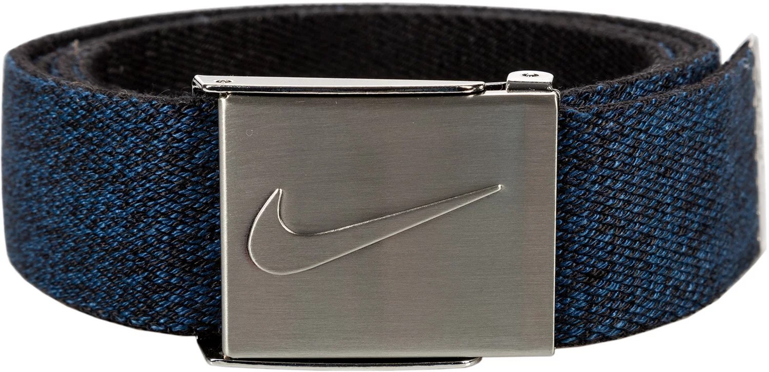 Nike Men's Reversible Stretch Heathered  Belt Academy