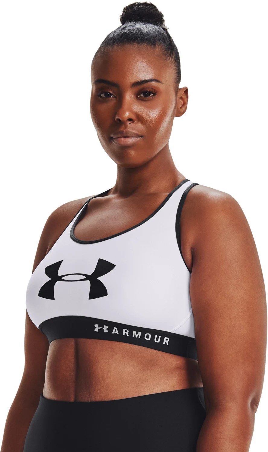 Under Armour Women’s Mid Keyhole Graphic Sports Bra Academy