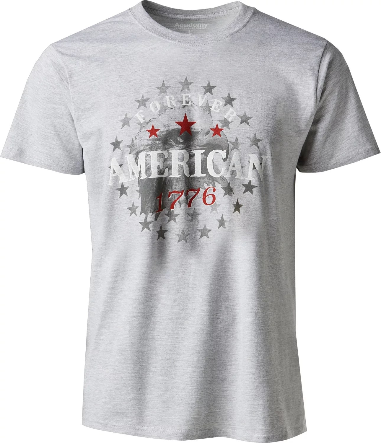 Academy Sports + Outdoors Men's Forever American Short Sleeve Tshirt