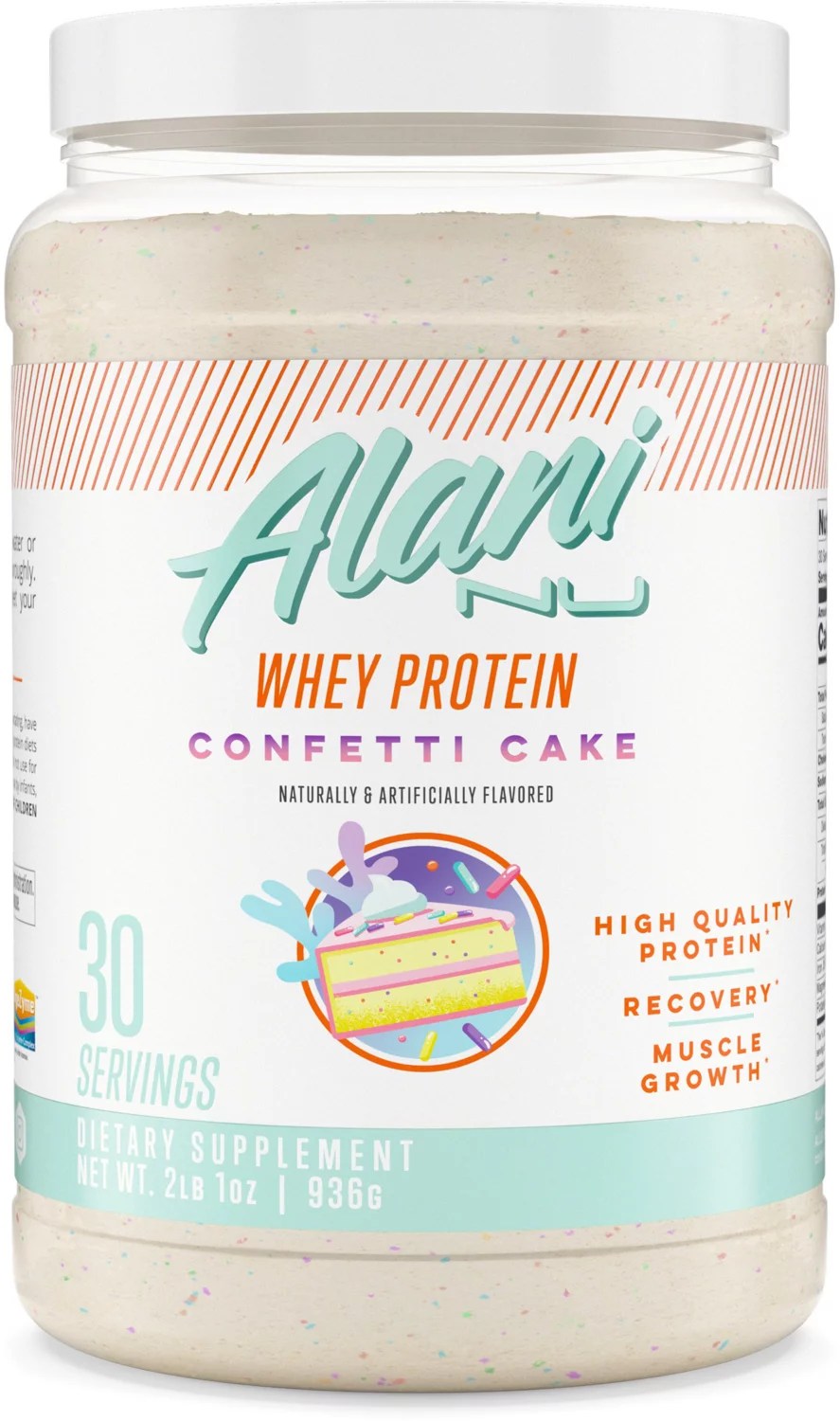 Alani Nu Confetti Cake 2 lbs Whey Protein Powder Academy