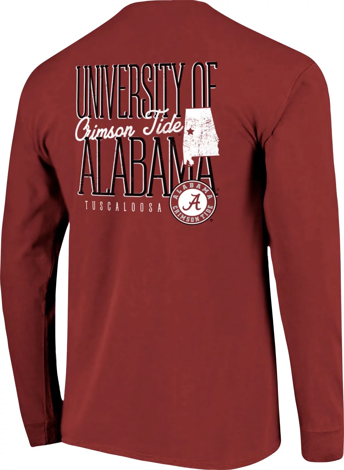 Image One Men's University of Alabama Comfort Color Tall Type State