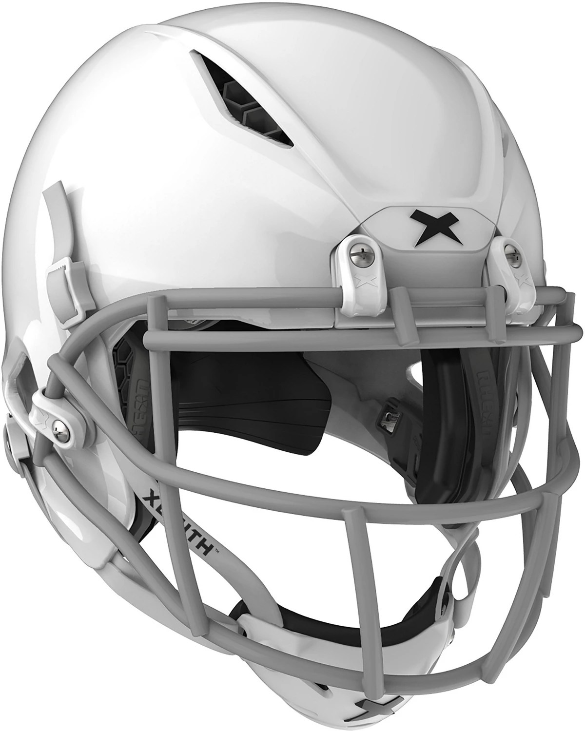 Xenith Kids’ Shadow XR Gloss Football Helmet with Steel Mask Academy