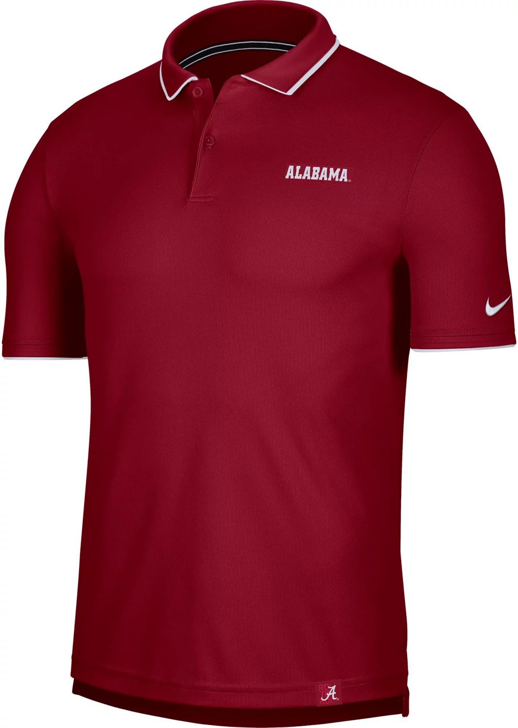Nike Men's University of Alabama DriFIT UV Polo Shirt Academy
