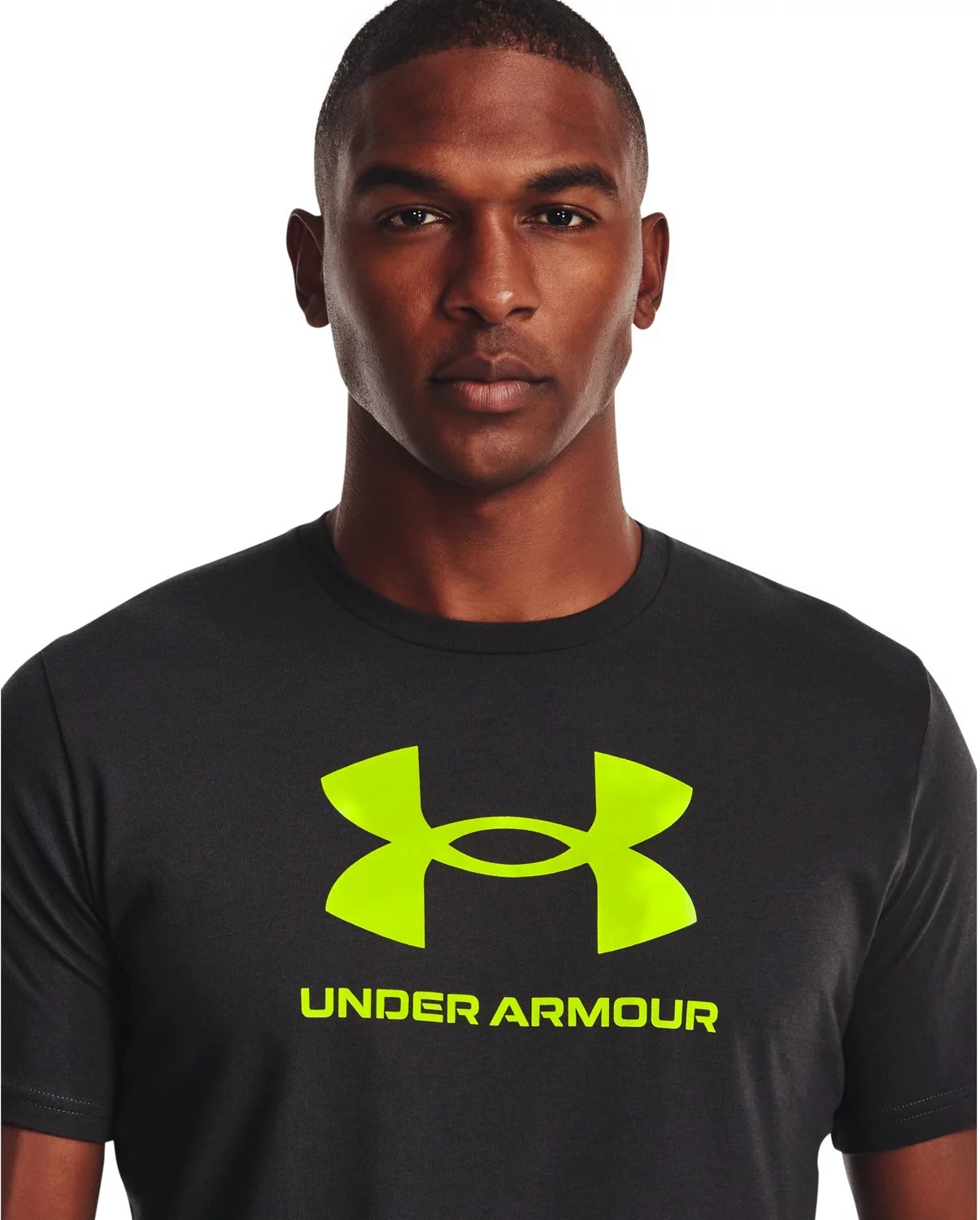 Under Armour Men's Sportstyle Logo AMP Print Short Sleeve Tshirt Academy