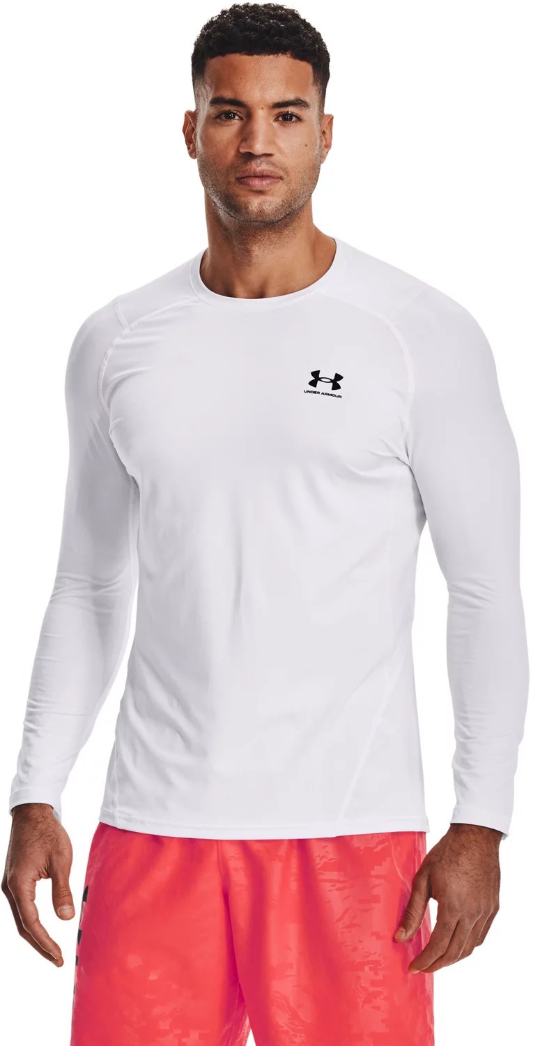 Under Armour Men's HeatGear Armour Fitted Long Sleeve Top Academy