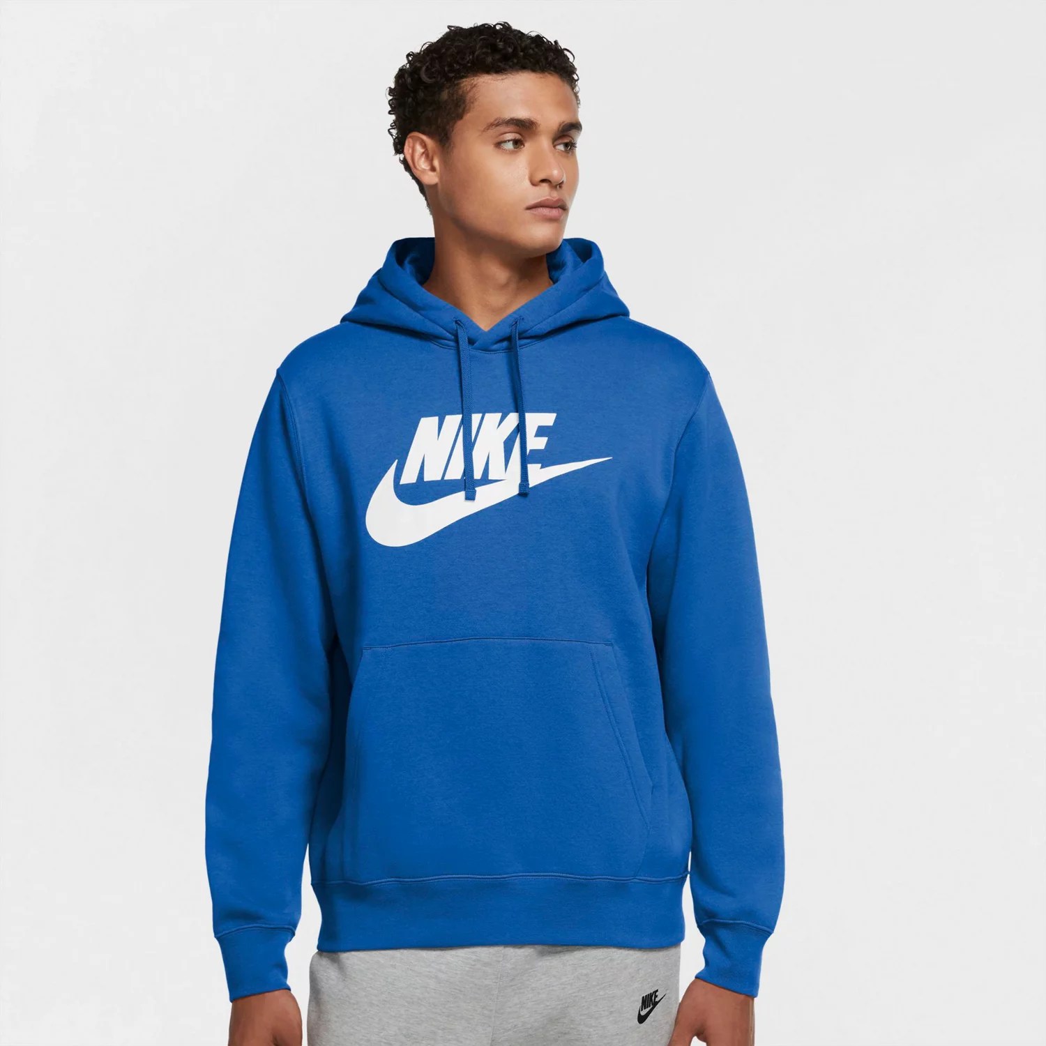 Nike Men's Sportswear Club Fleece Graphic Hoodie Academy
