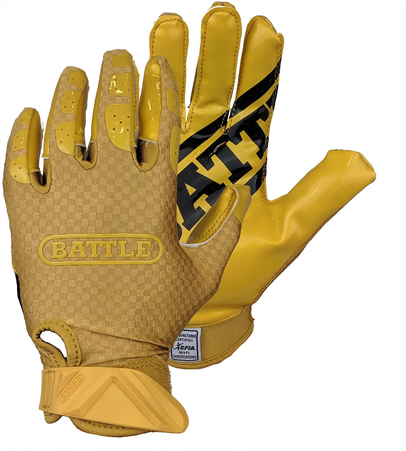 Battle Kids' Triple Threat Football Gloves Academy