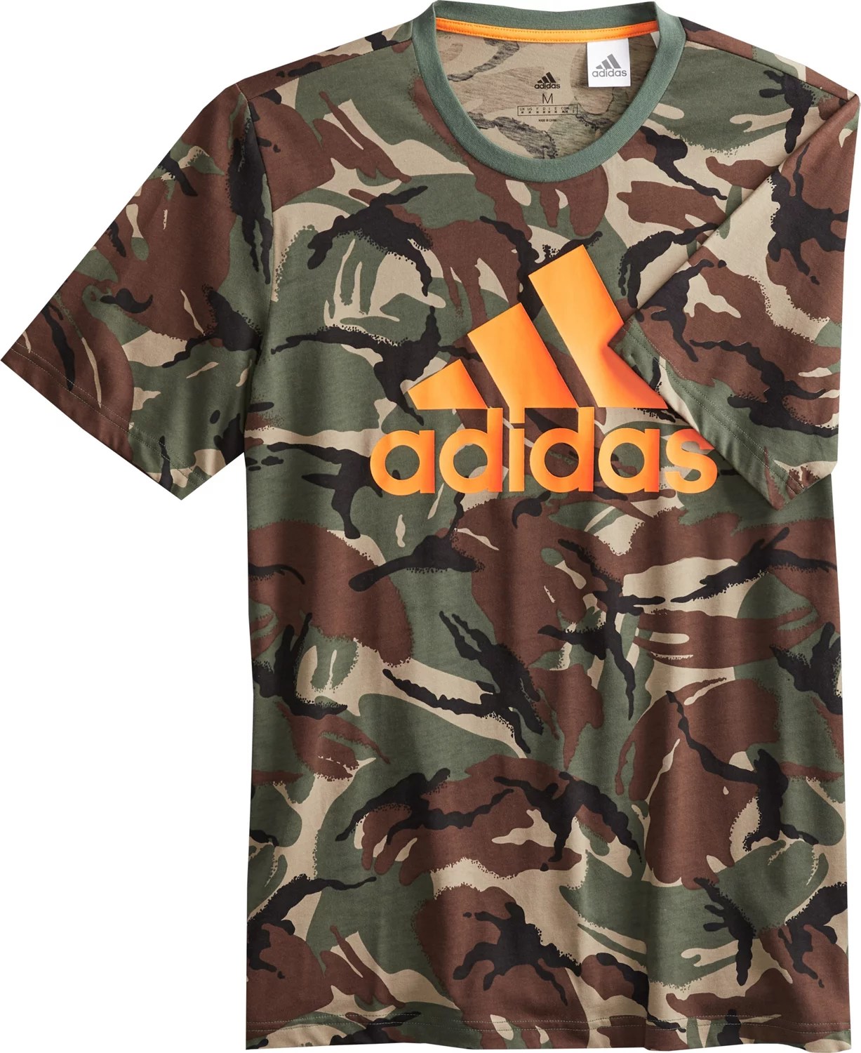 adidas Men's Camo AOP Graphic Tshirt Academy