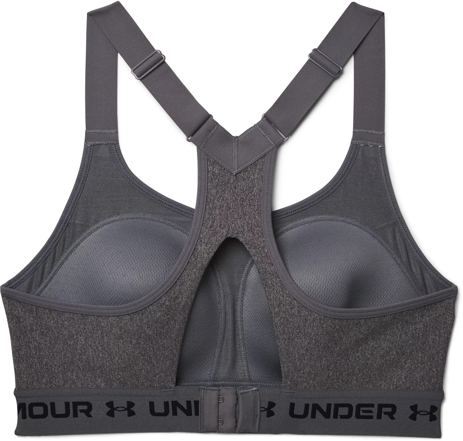 Under Armour Women's Armour High Crossback Heather Sports Bra Academy