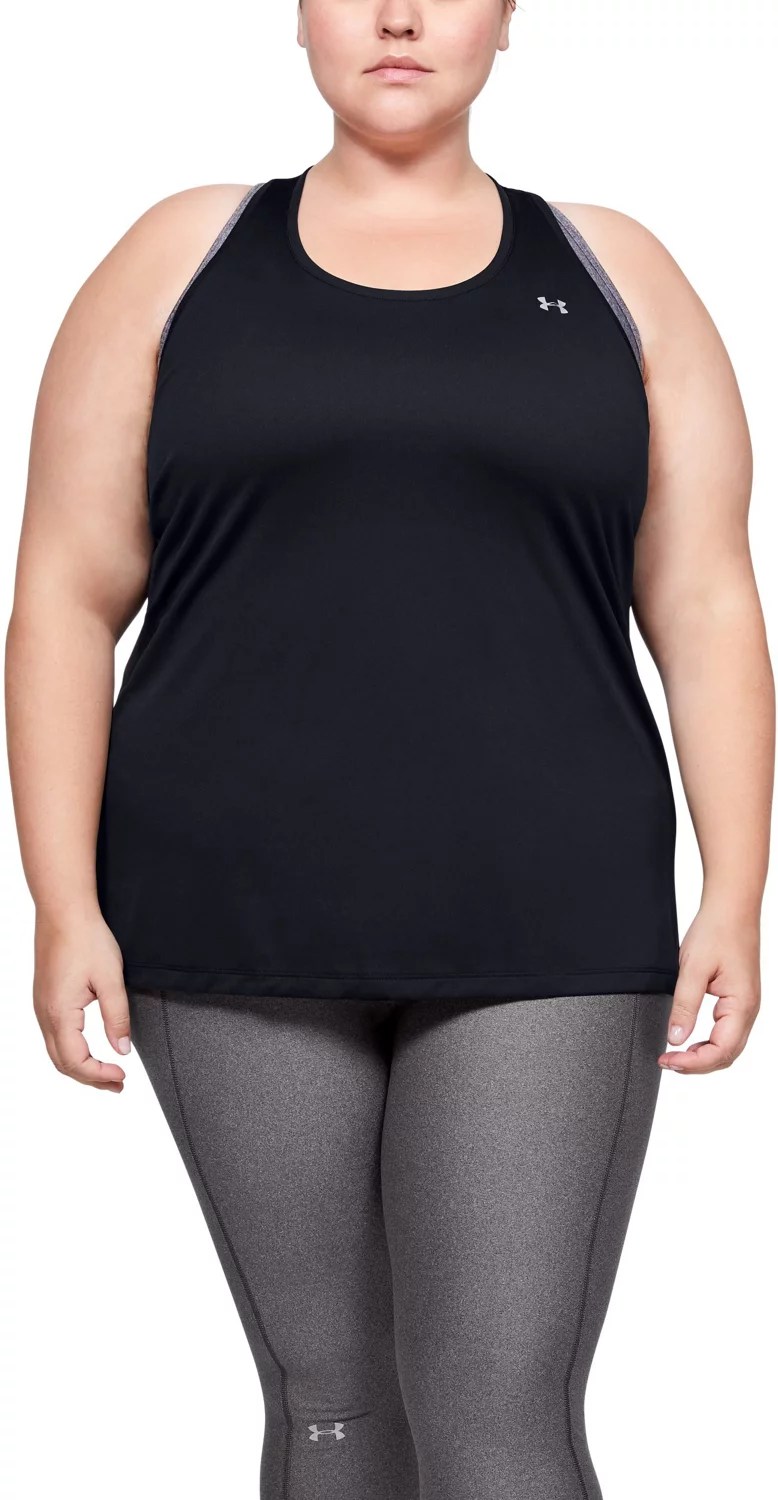 Under Armour Women's UA Tech Plus Size Tank Top Academy