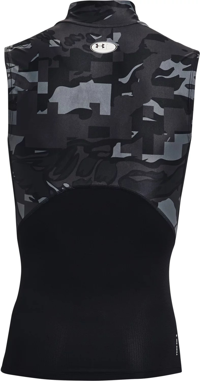 Under Armour Men's UA IsoChill Compression Mock Neck Printed Tank Top