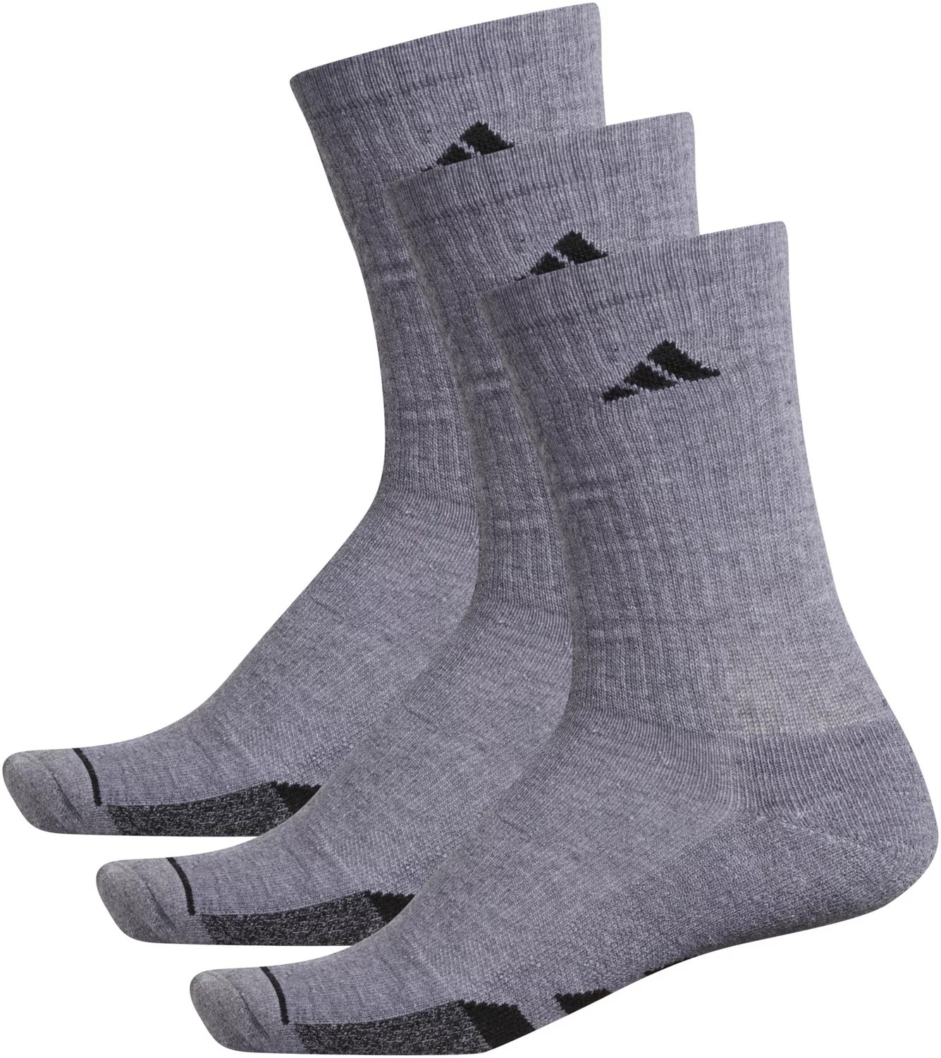 adidas Men's Cushioned II Crew Socks 3 Pack Academy