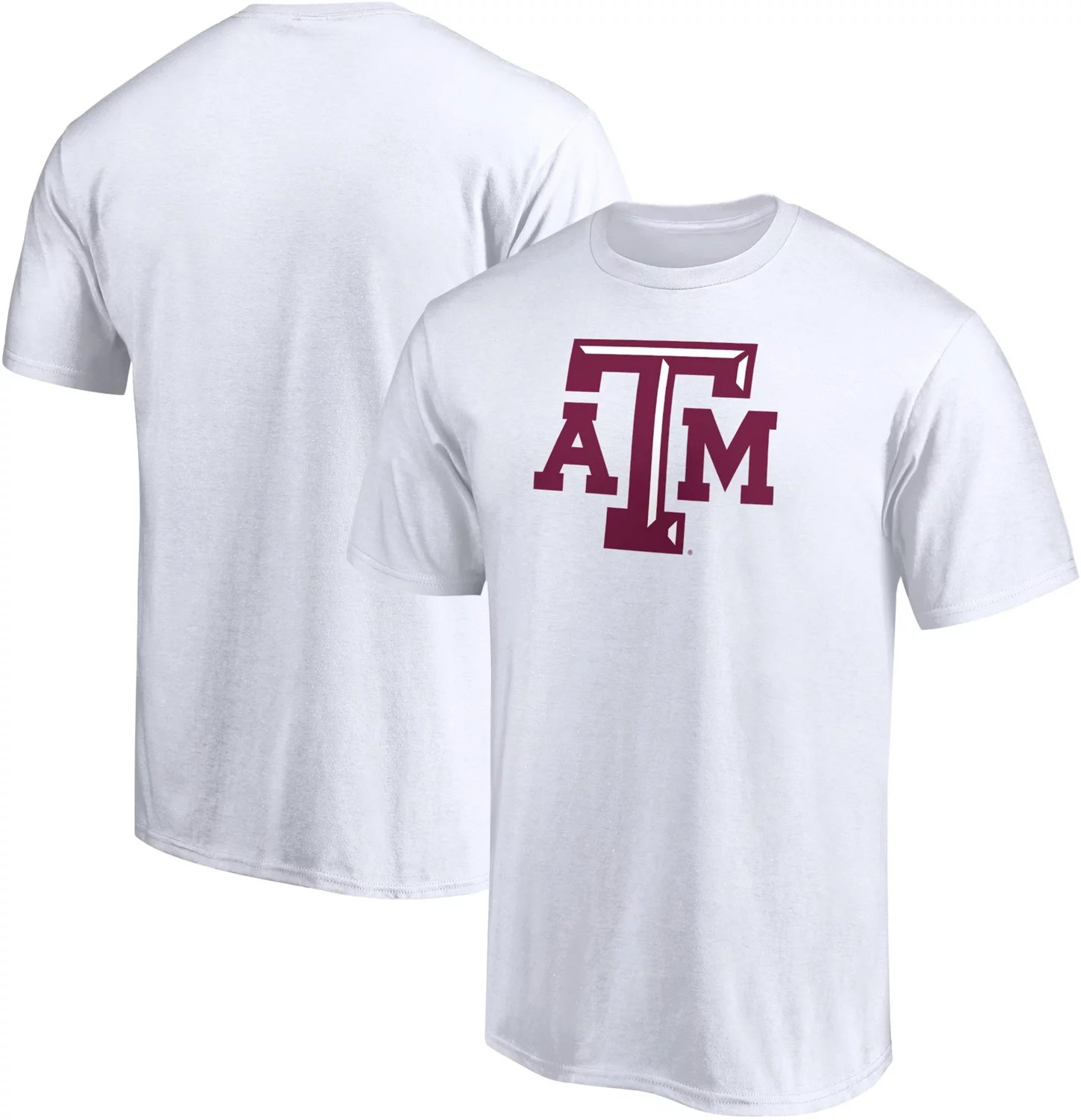 Texas A&M University Men's Primary Logo Graphic Tshirt Academy