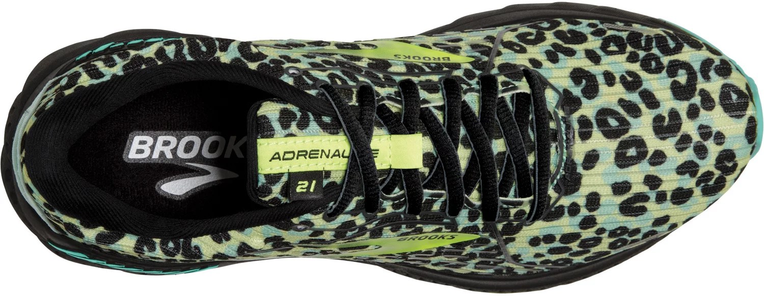 Brooks Women's Adrenaline GTS 21 Run Wild Cheetah Running Shoes Academy