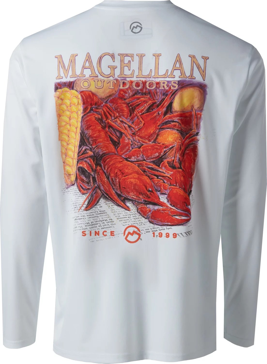 Magellan Outdoors Men's Crawfish Graphic Crew Long Sleeve Tshirt Academy