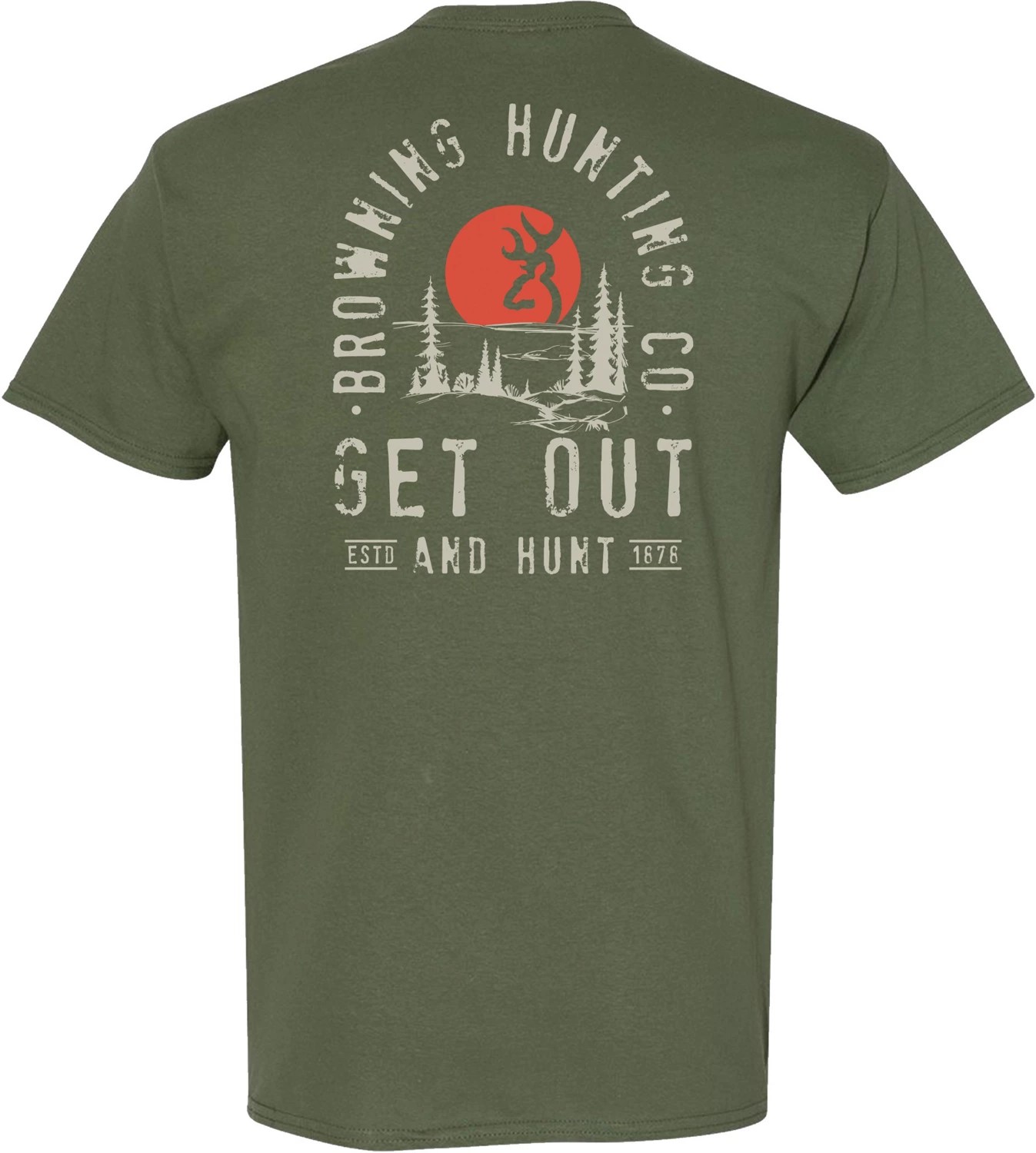 Browning Men's Get Out and Hunt TShirt Academy